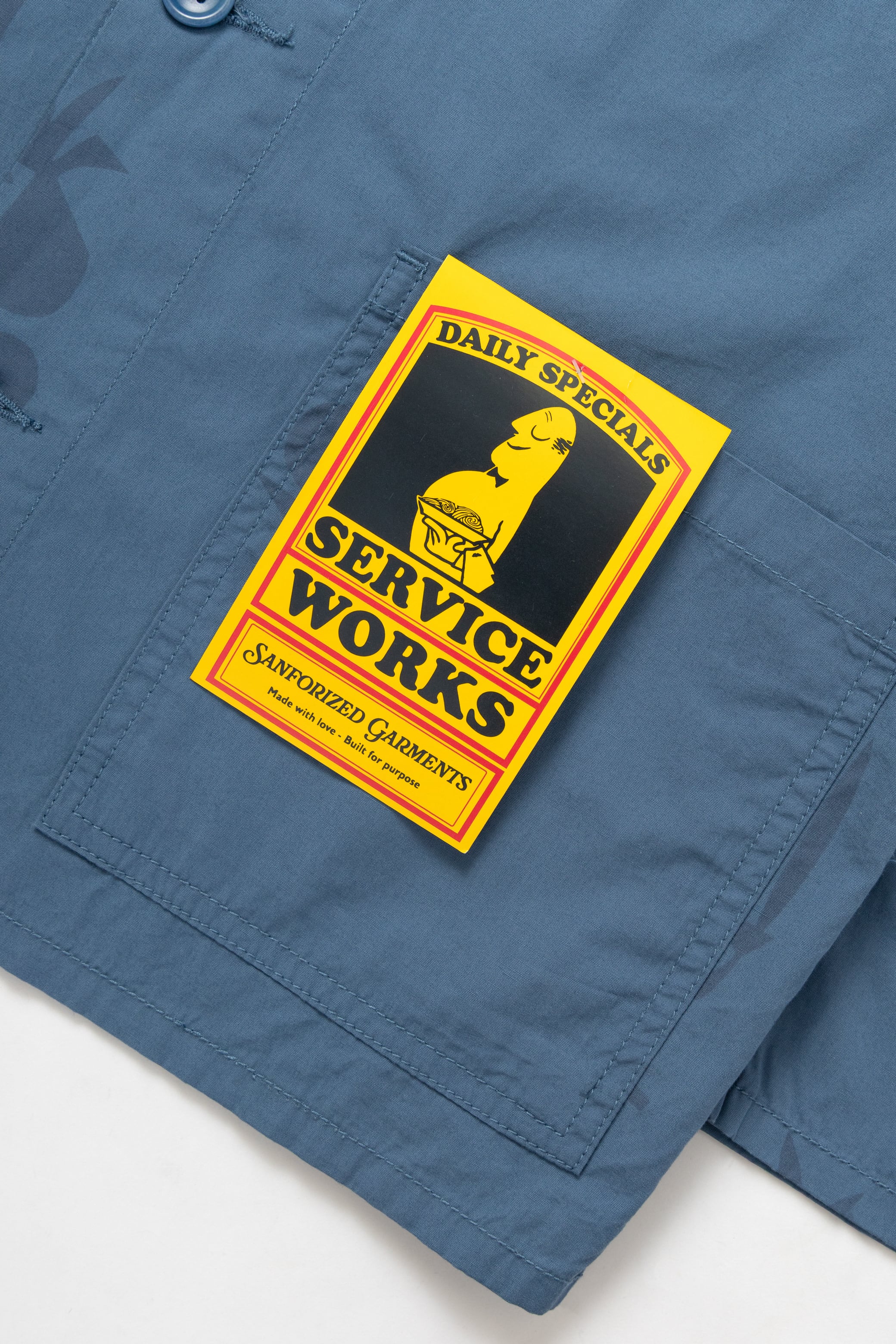 Service Works - Nourish Printed Chore Shirt - Slate - Image 4
