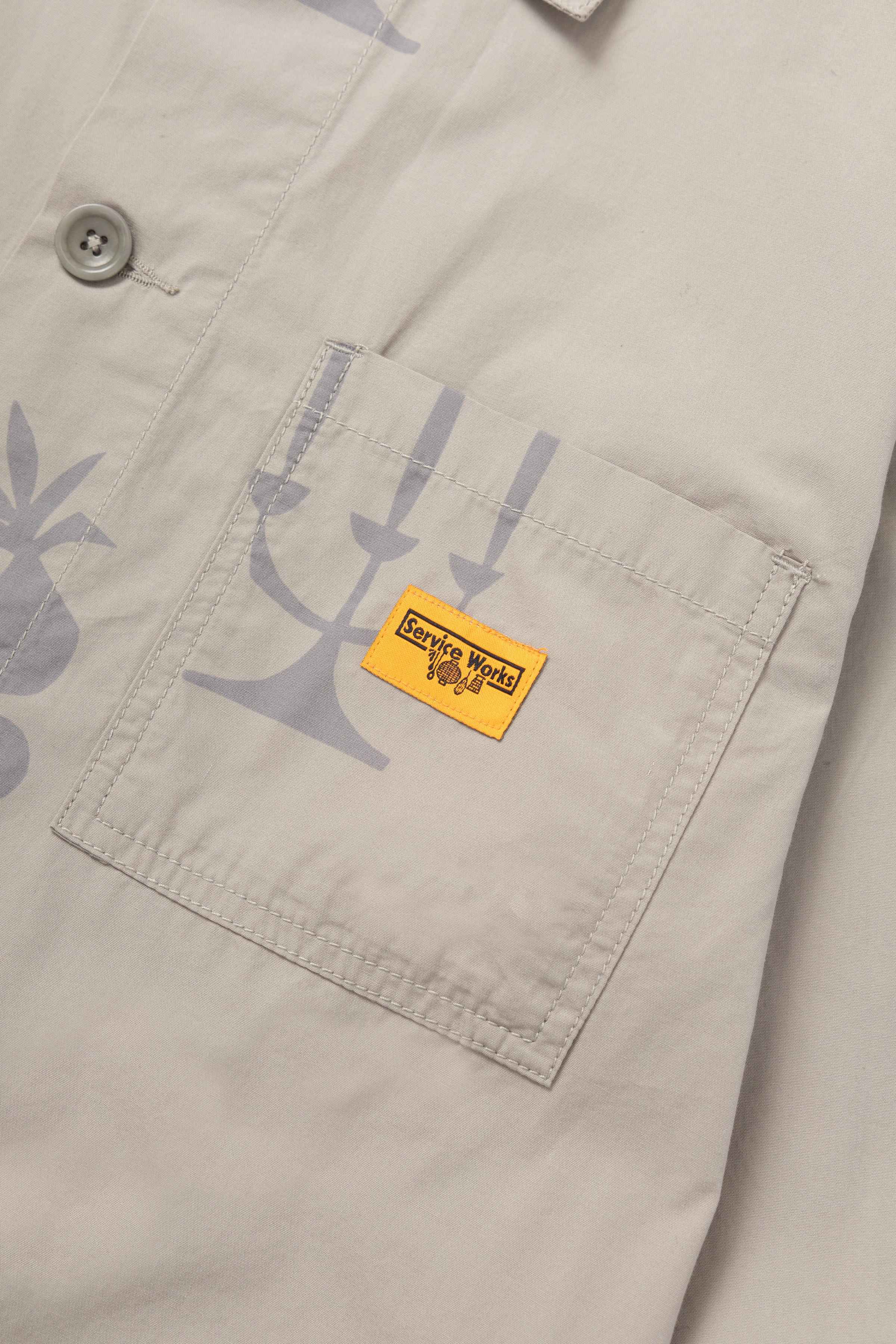 Service Works - Nourish Printed Chore Shirt - Stone - Image 3