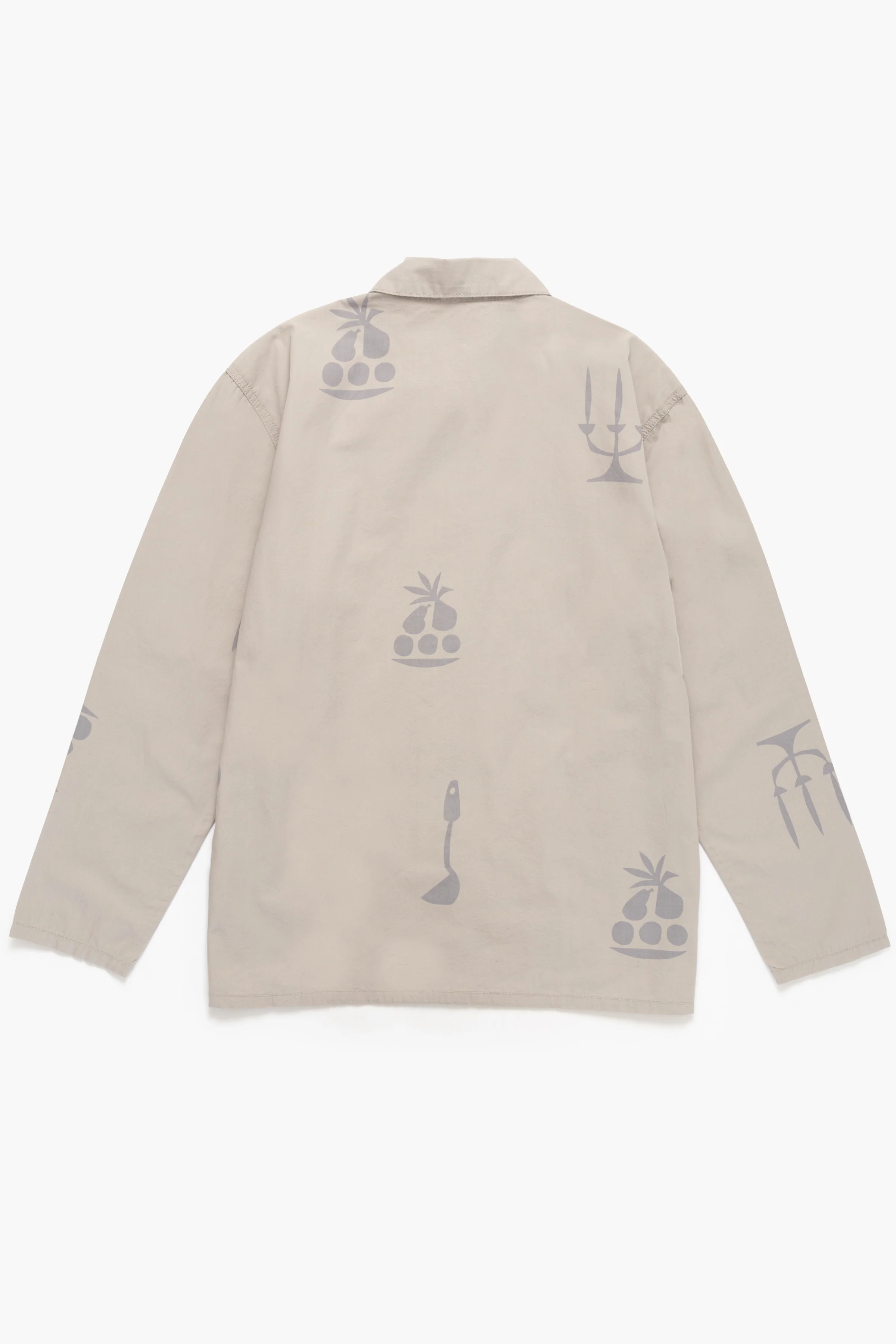Service Works - Nourish Printed Chore Shirt - Stone - Image 6