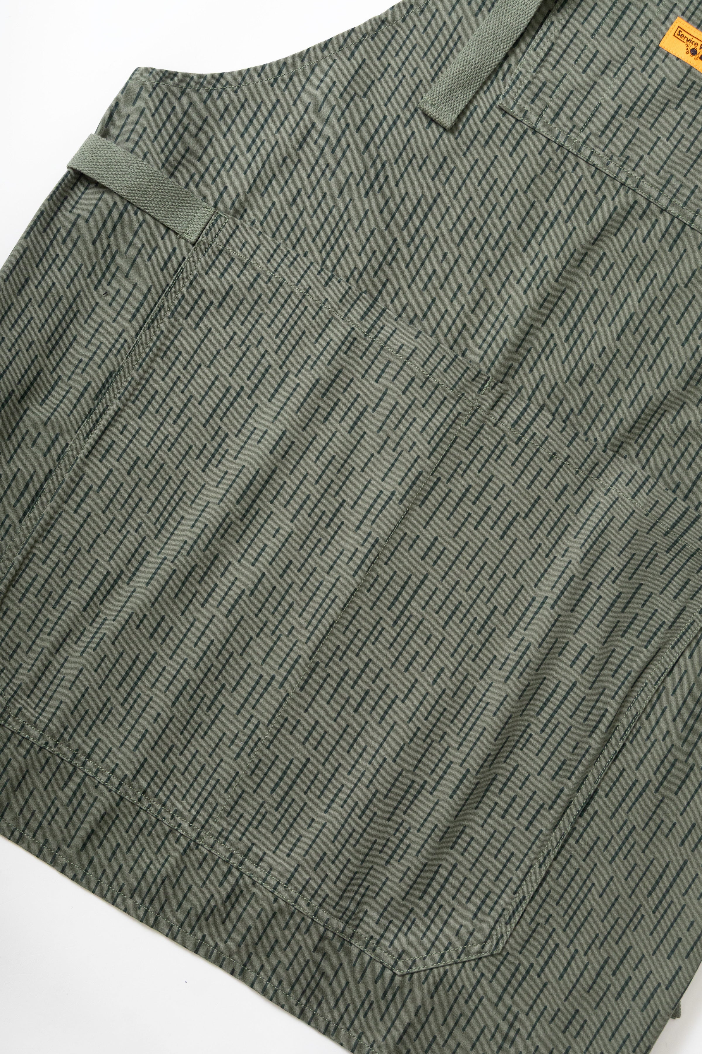 Service Works - Patterned Apron - Raindrop Green - Image 5