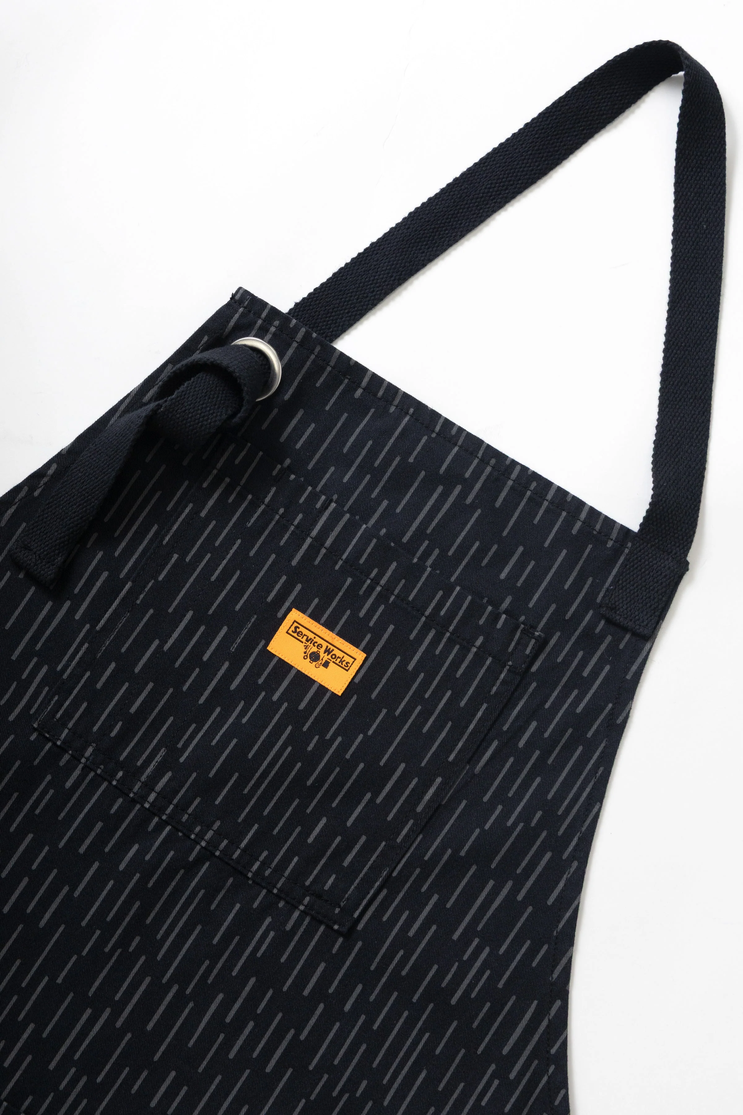 Service Works - Patterned Apron - Raindrop Mono - Image 2