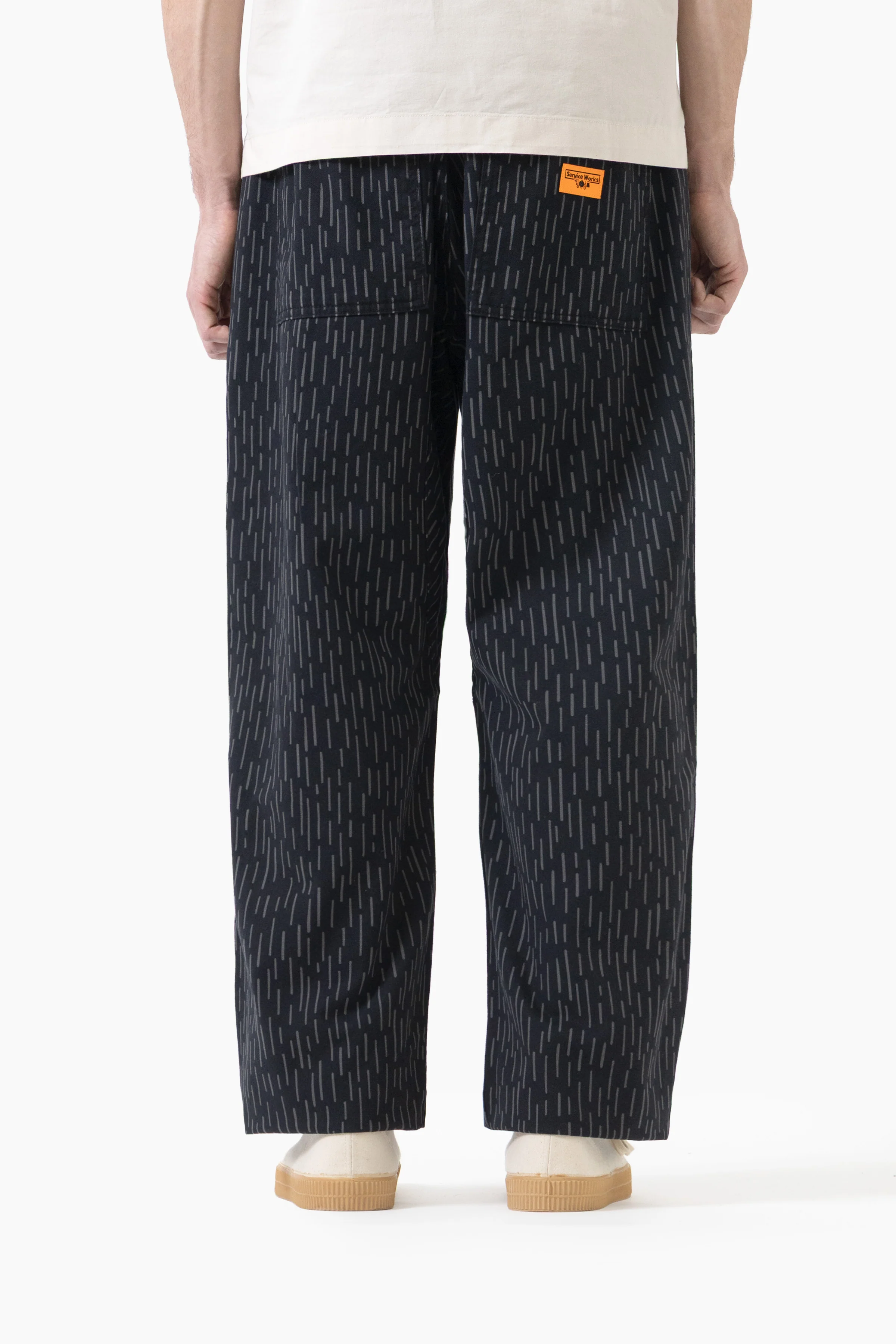 Service Works - Patterned Chef Pants - Raindrop Mono - Image 4