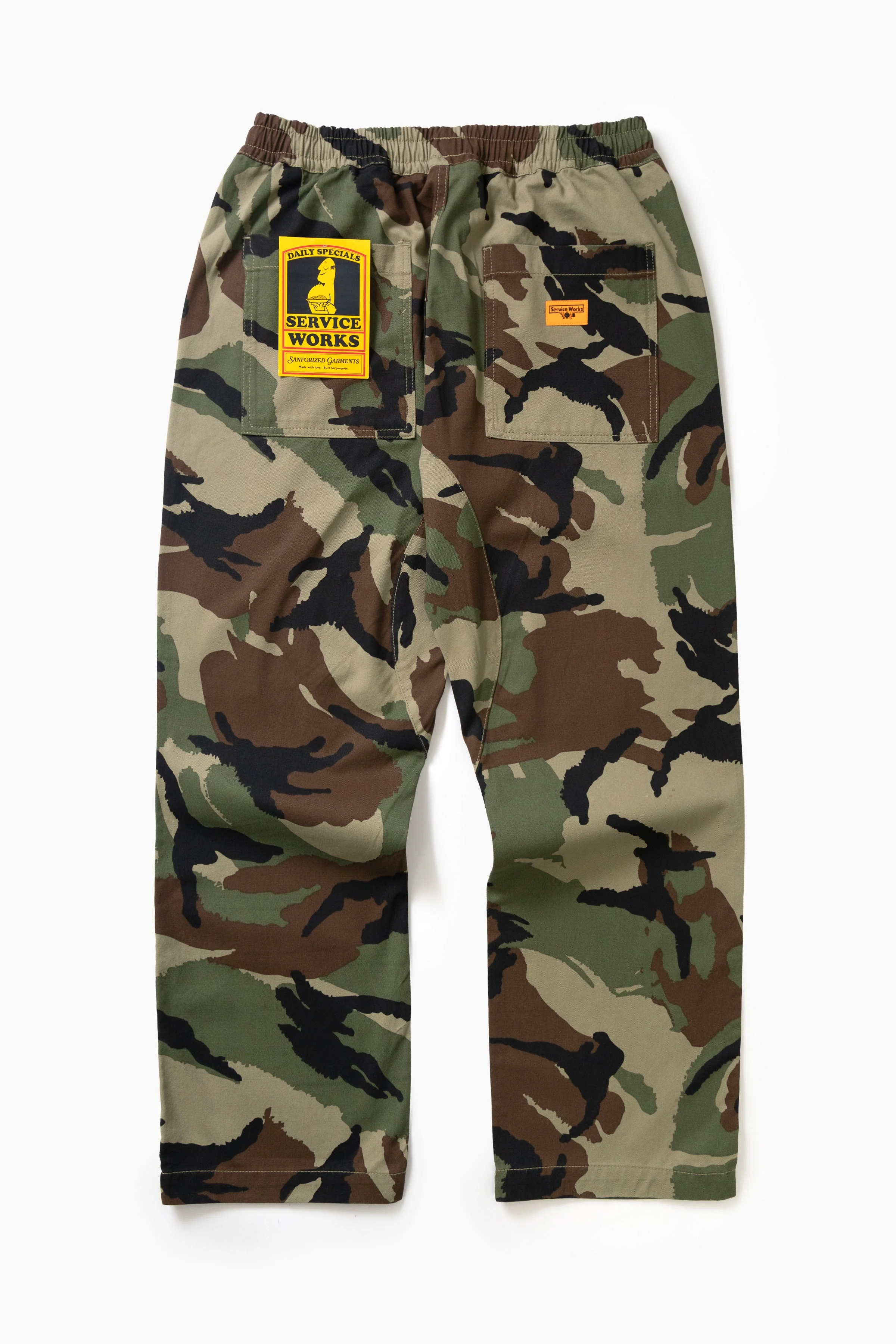 Service Works - Patterned Chef Pants - Woodland - Image 11