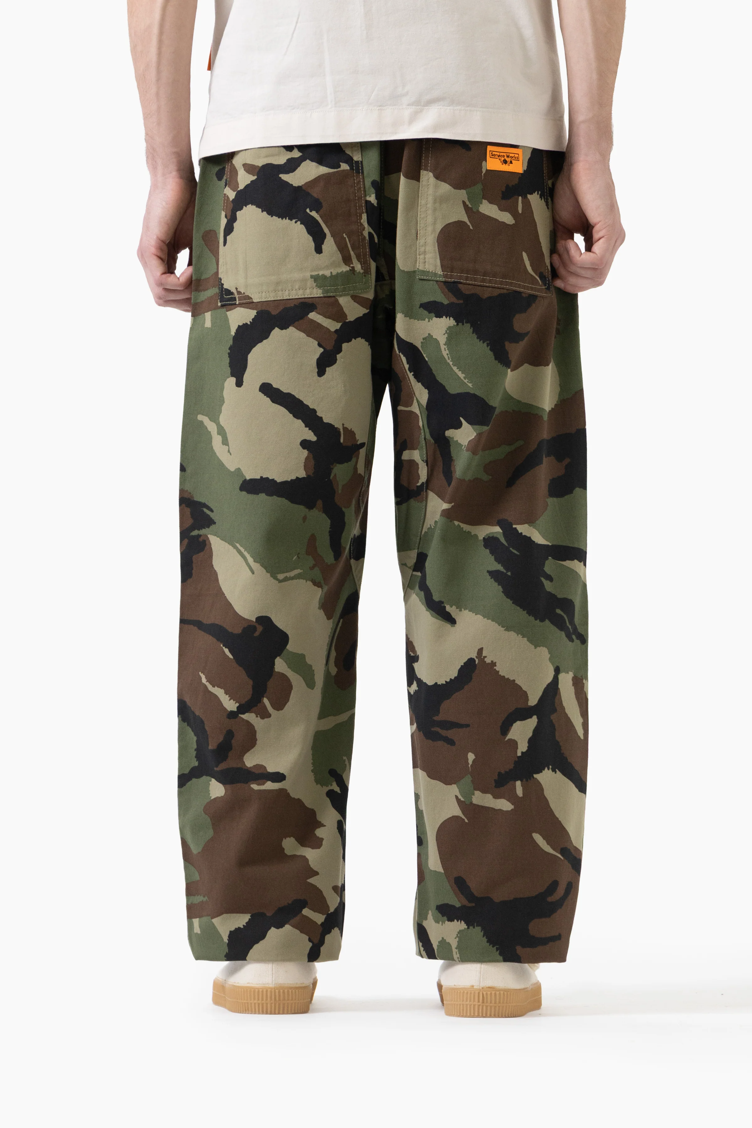Service Works - Patterned Chef Pants - Woodland - Image 4