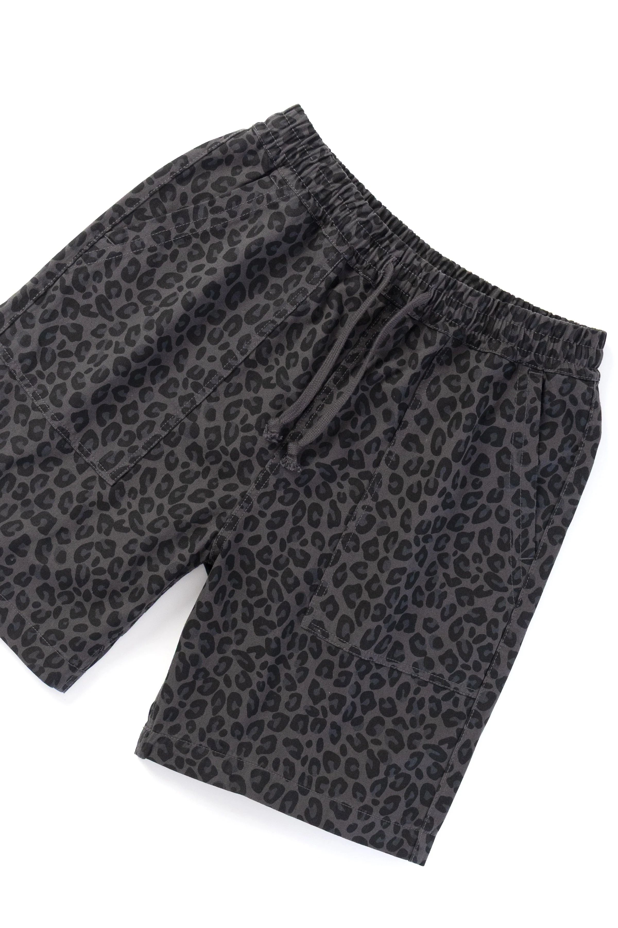 Service Works - Patterned Chef Shorts - Black Leopard - Image 2