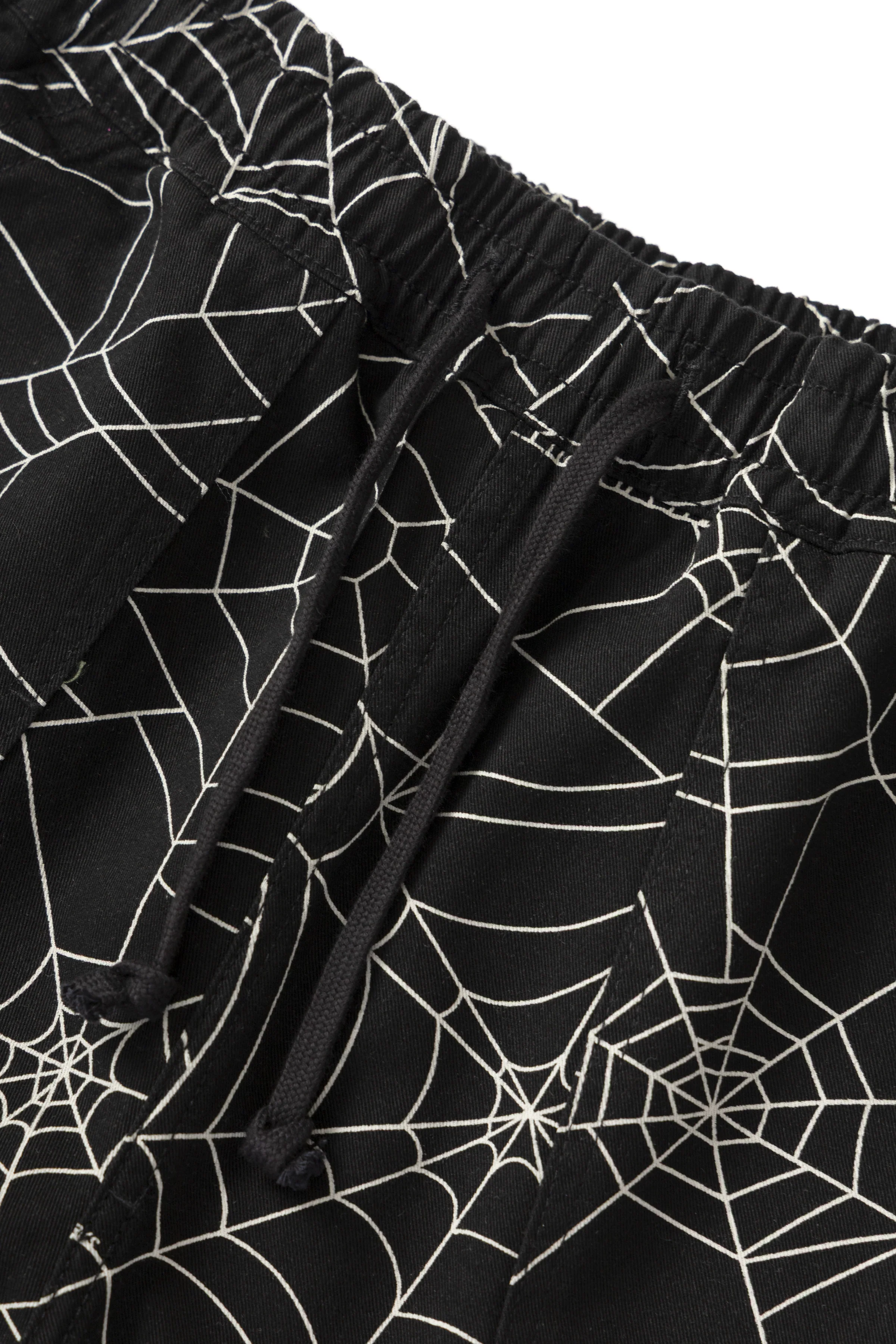 Service Works - Patterned Chef Shorts - Black Web - Image 3
