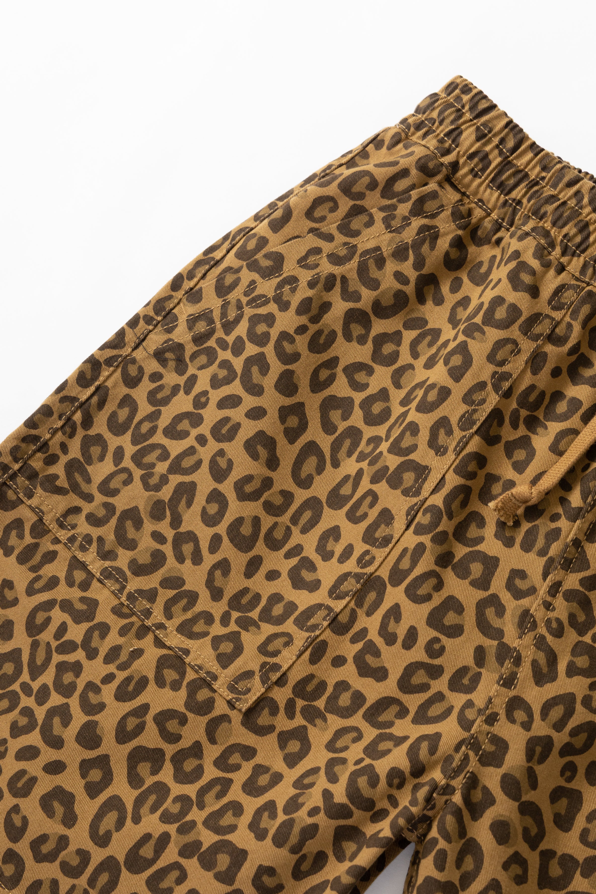 Service Works - Patterned Chef Shorts - Brown Leopard - Image 4