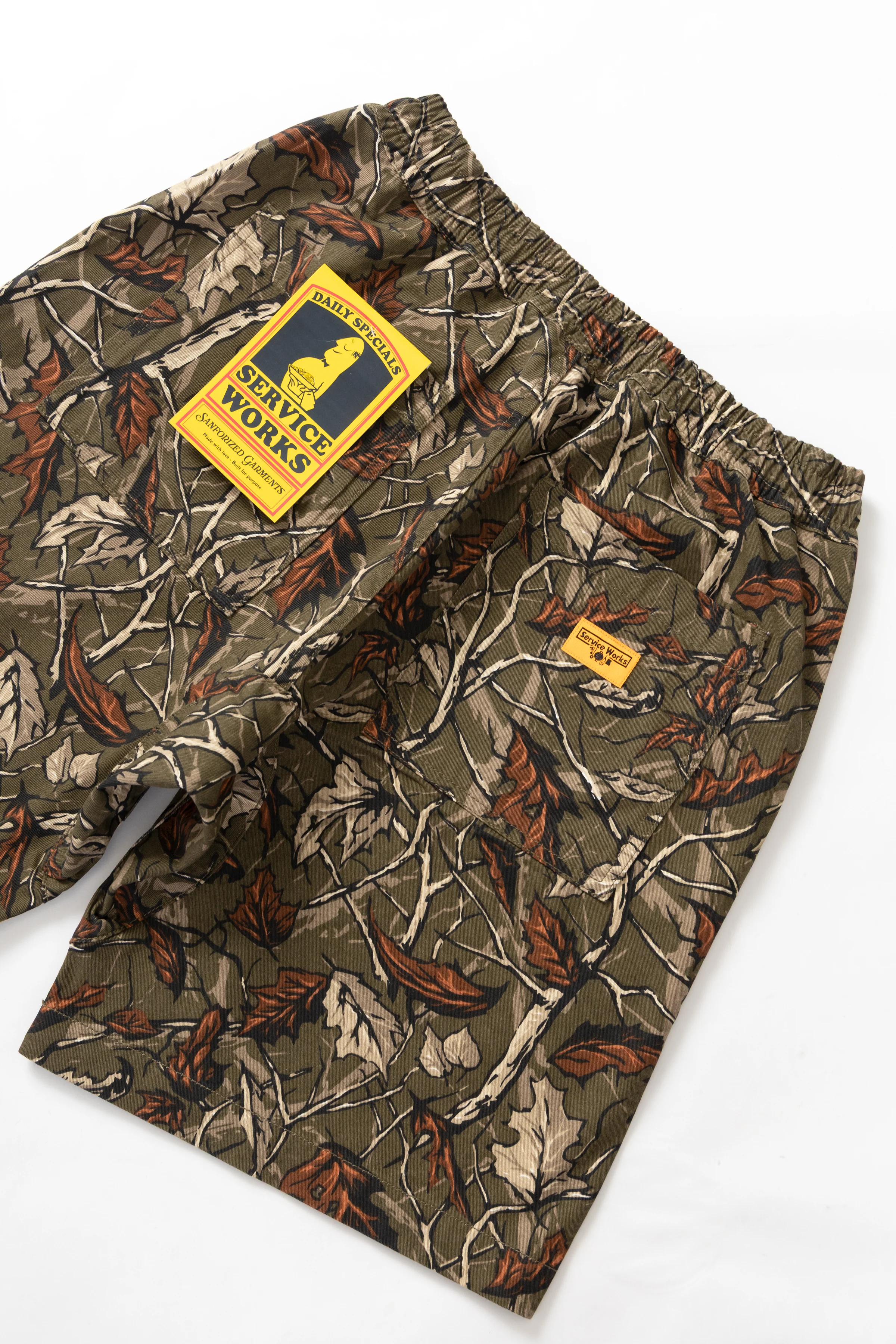 Service Works - Patterned Chef Shorts - Real Tree - Image 6