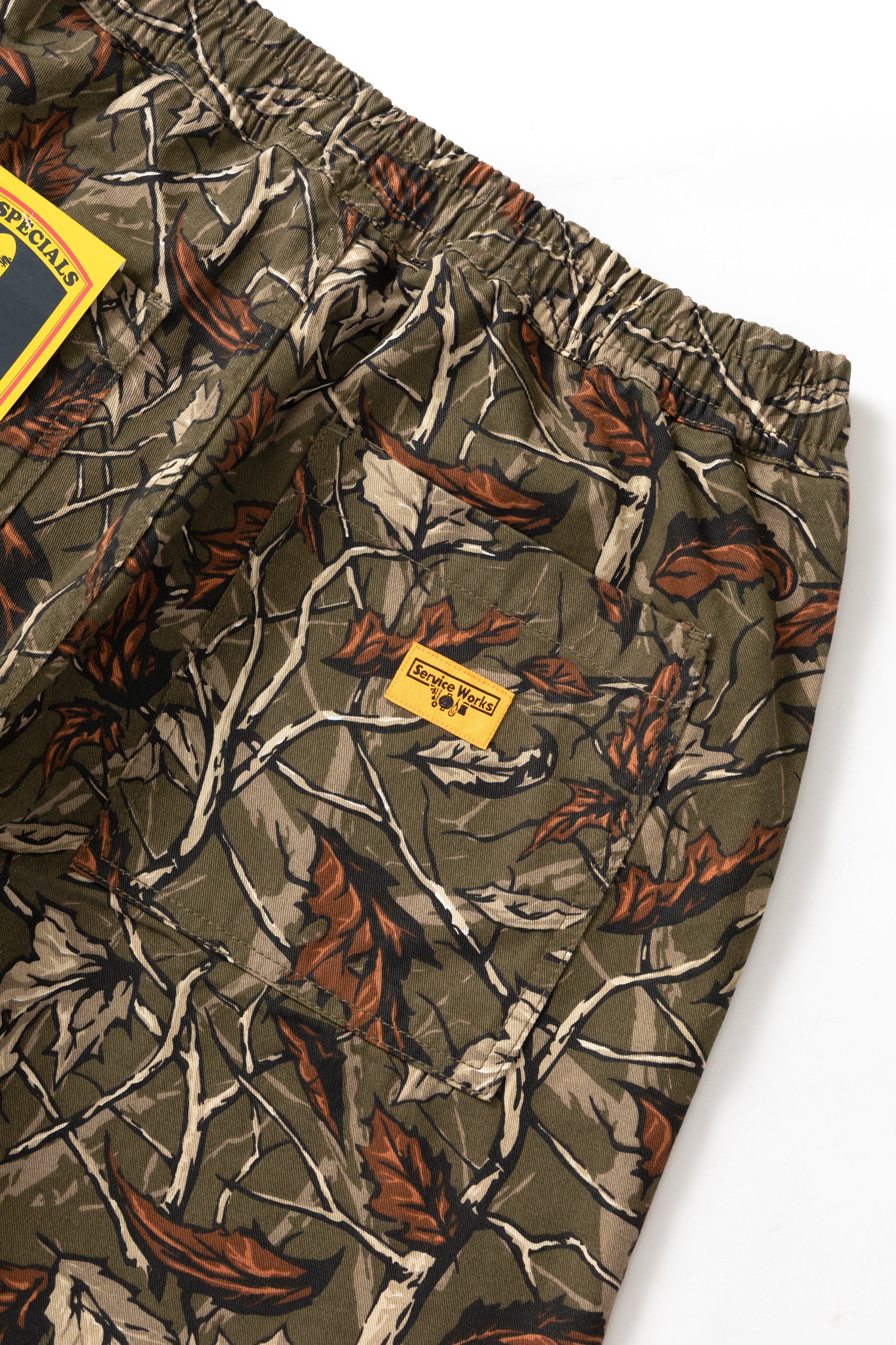 Service Works - Patterned Chef Shorts - Real Tree - Image 7