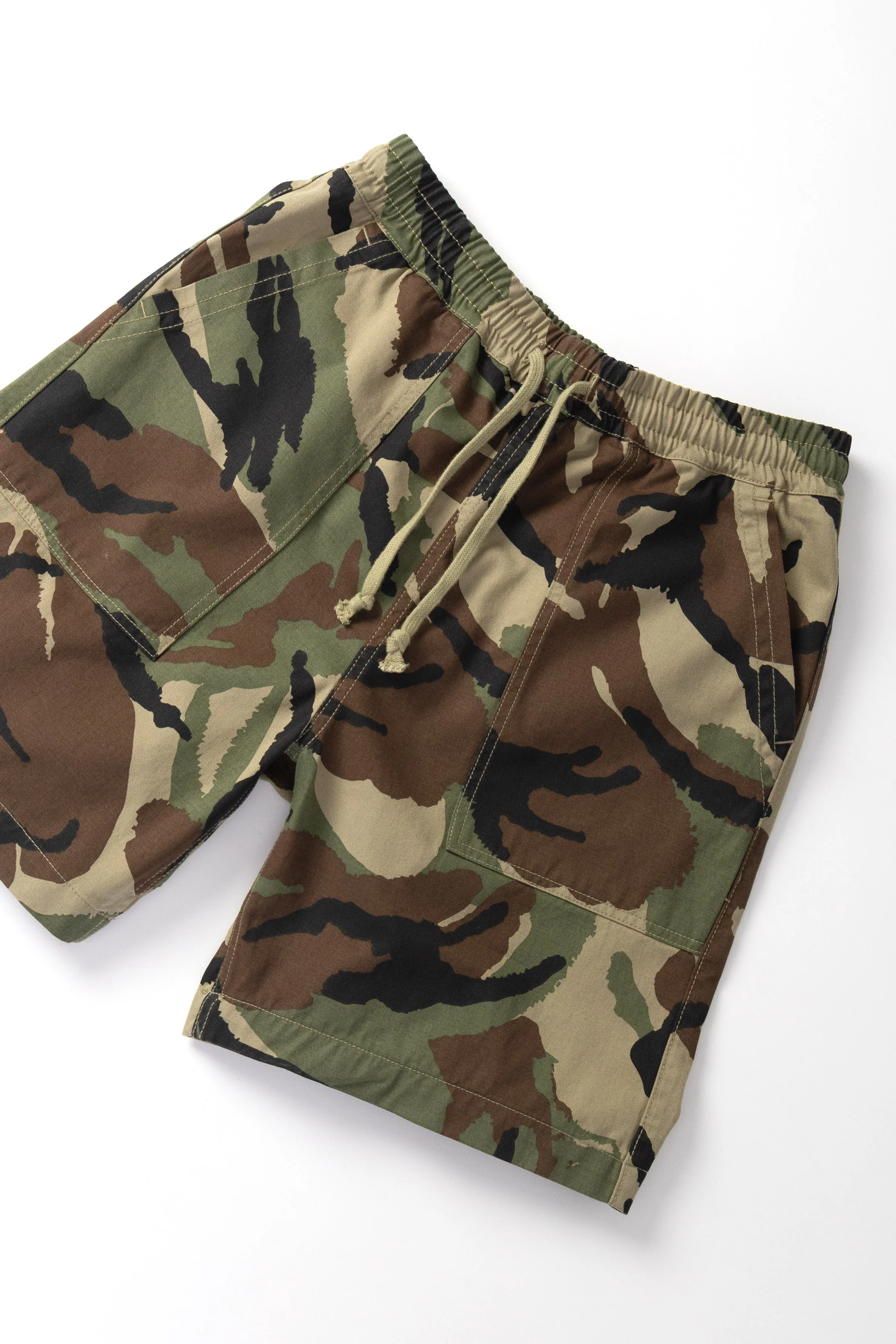 Service Works - Patterned Chef Shorts - Woodland - Image 2