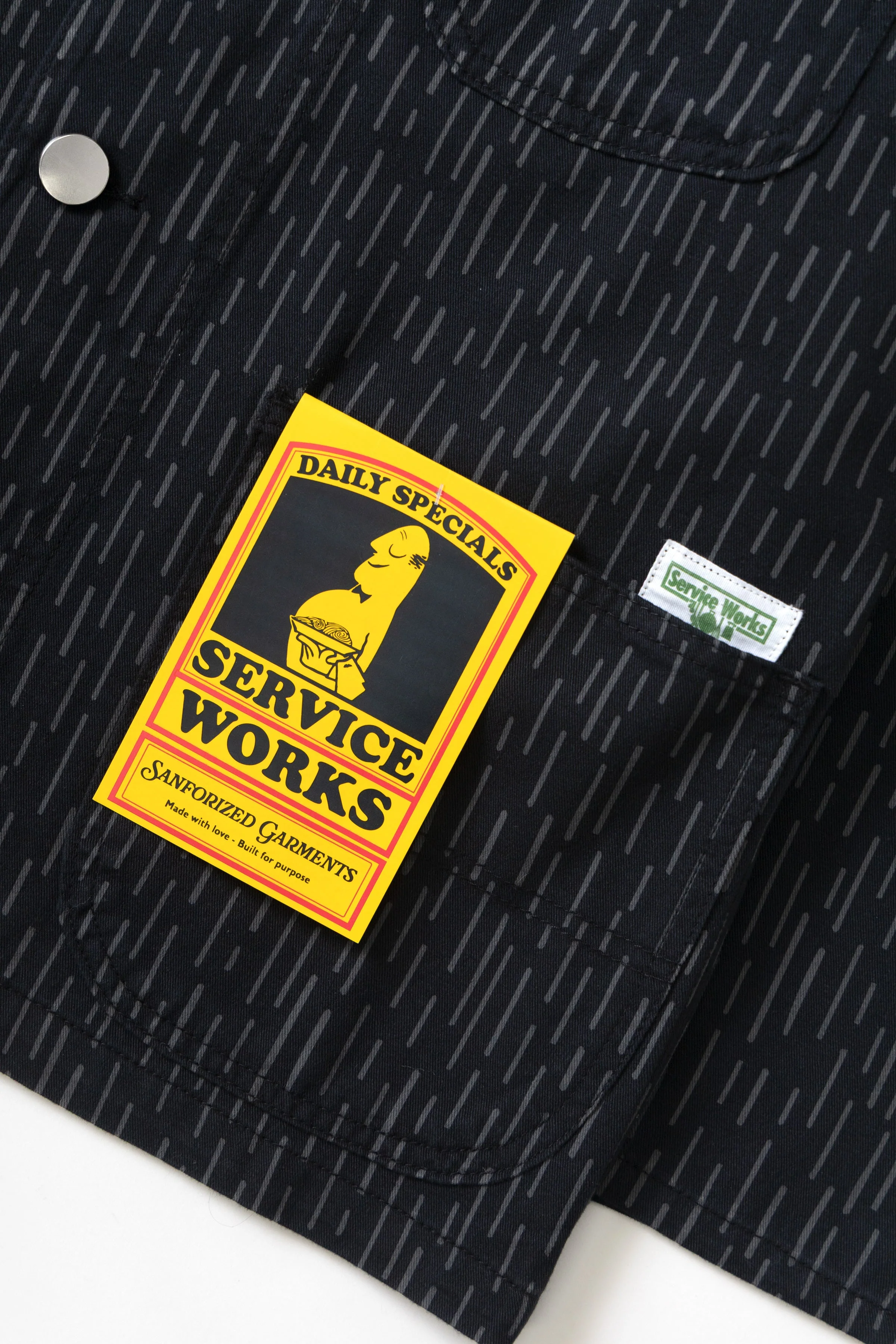 Service Works - Patterned Coverall 2.0 - Raindrop Mono - Image 10