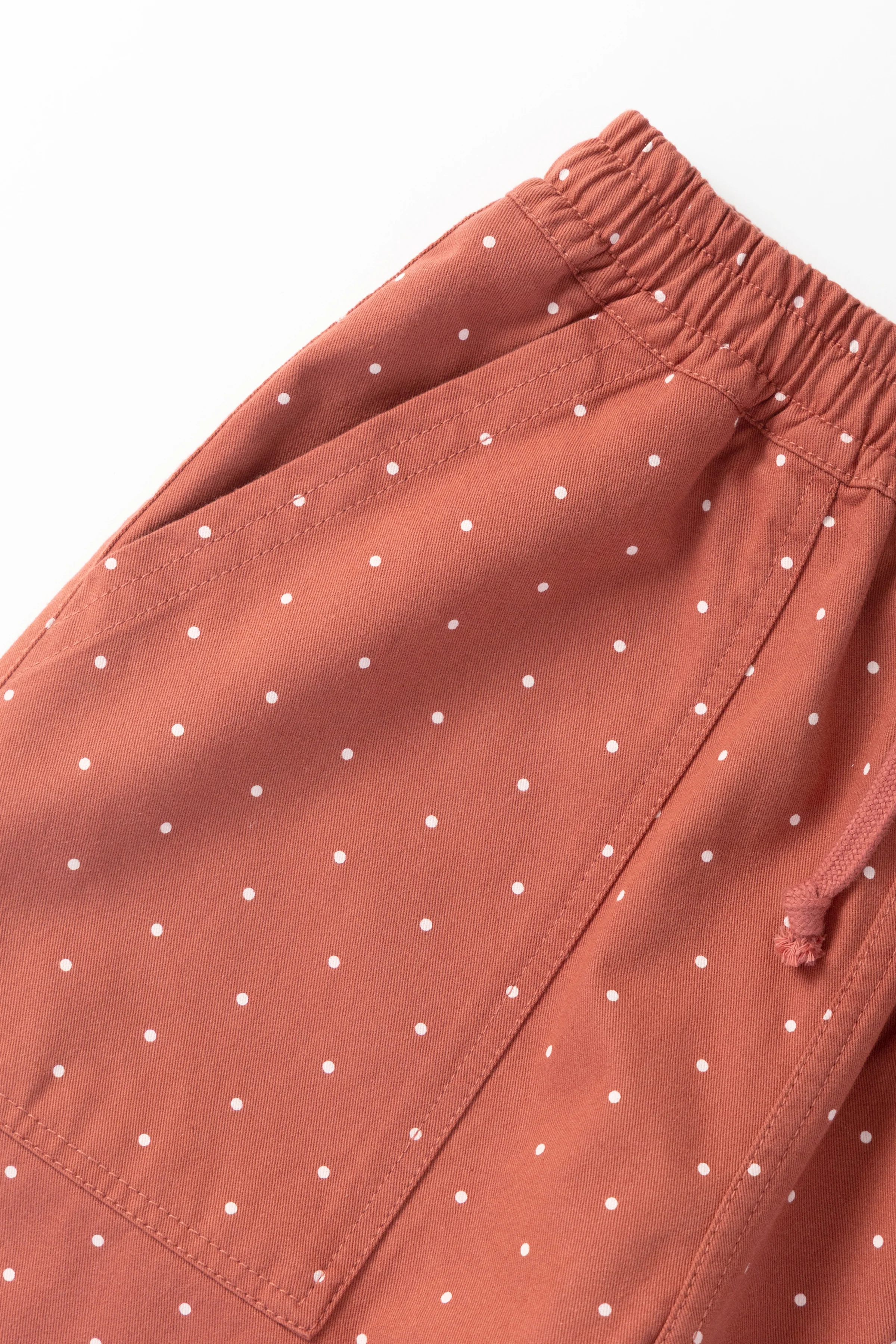 Service Works - Polka Dot Chef Shorts - Clay - Image 3