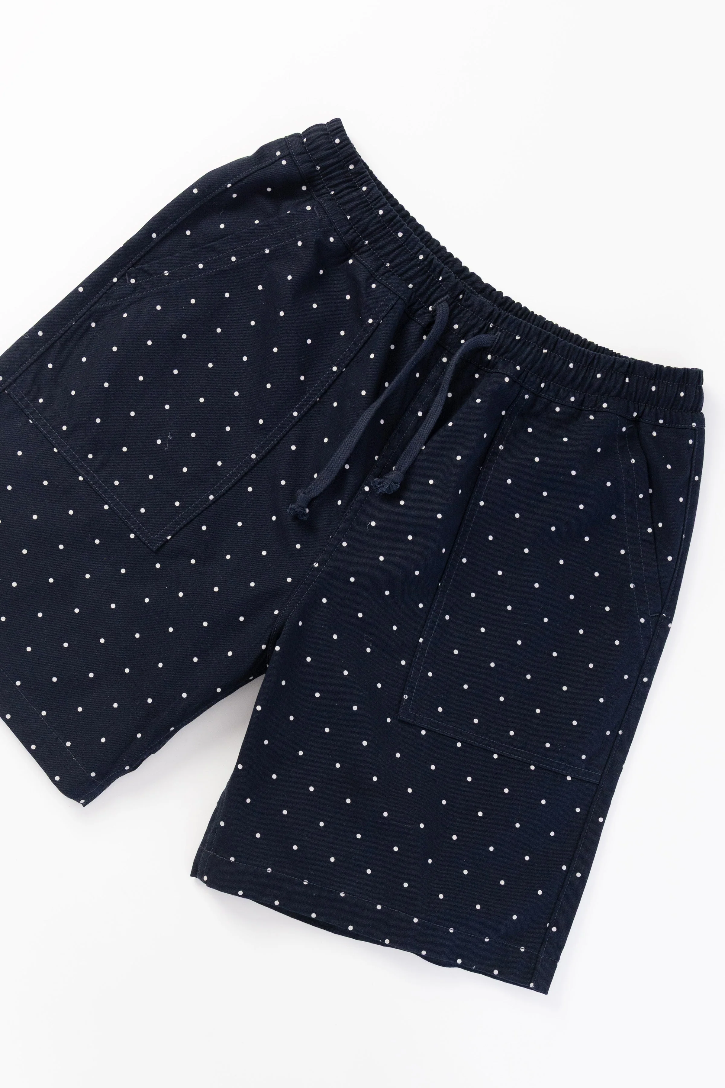 Service Works - Polka Dot Chef Shorts - Navy - Image 2