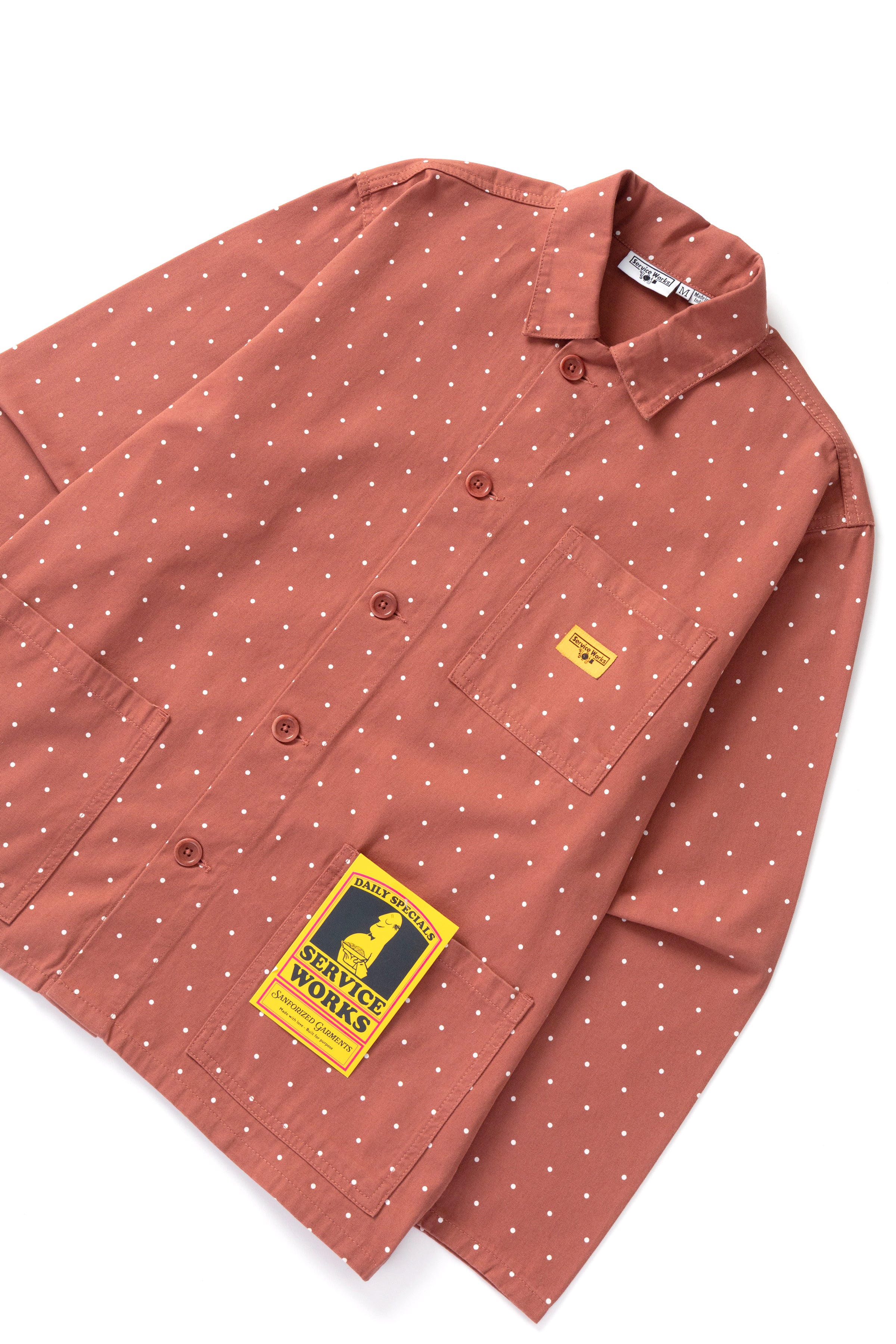 Service Works - Polka Dot Chore Shirt - Clay - Image 2