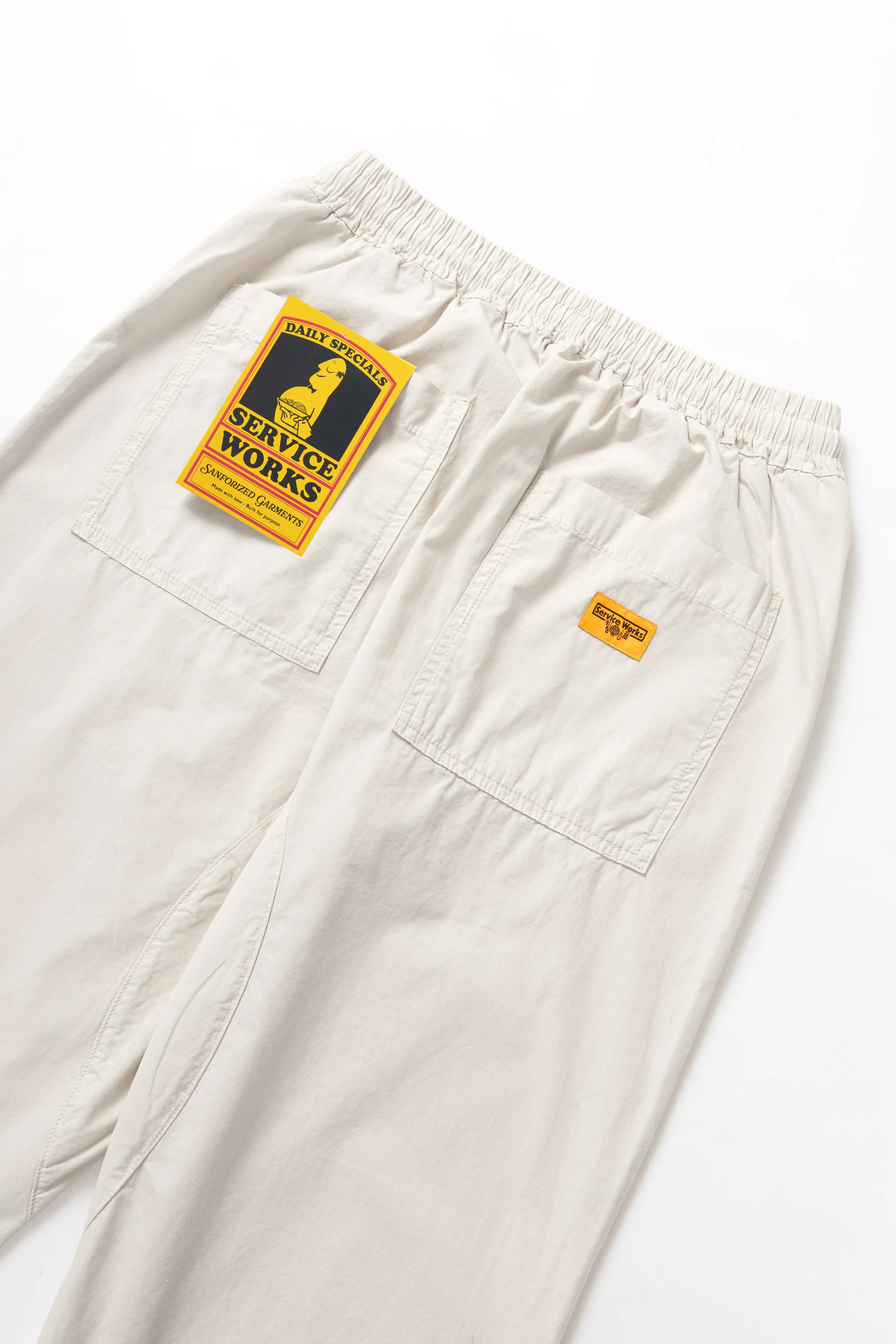 Service Works - Poplin Chef Pants - Salt - Image 4