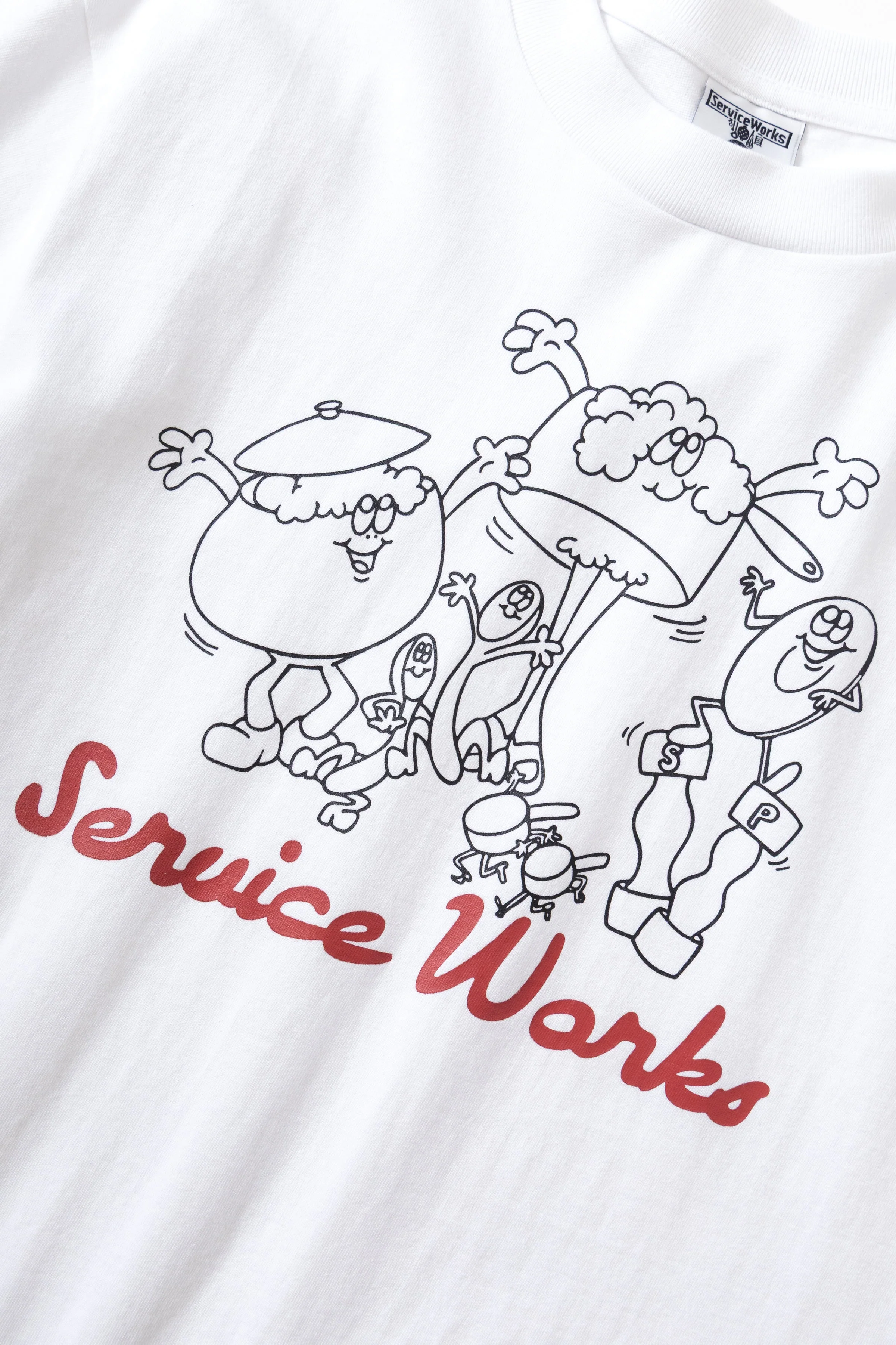 Service Works - Pots & Pans Tee - White - Image 5