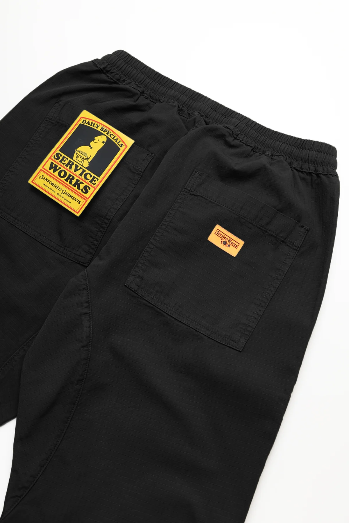 Service Works - Ripstop Chef Pants - Black - Image 4