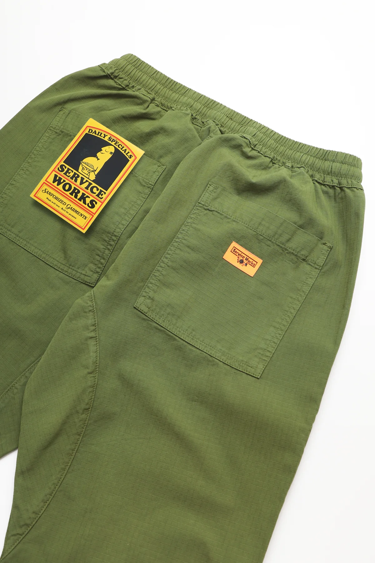Service Works - Ripstop Chef Pants - Pesto - Image 4