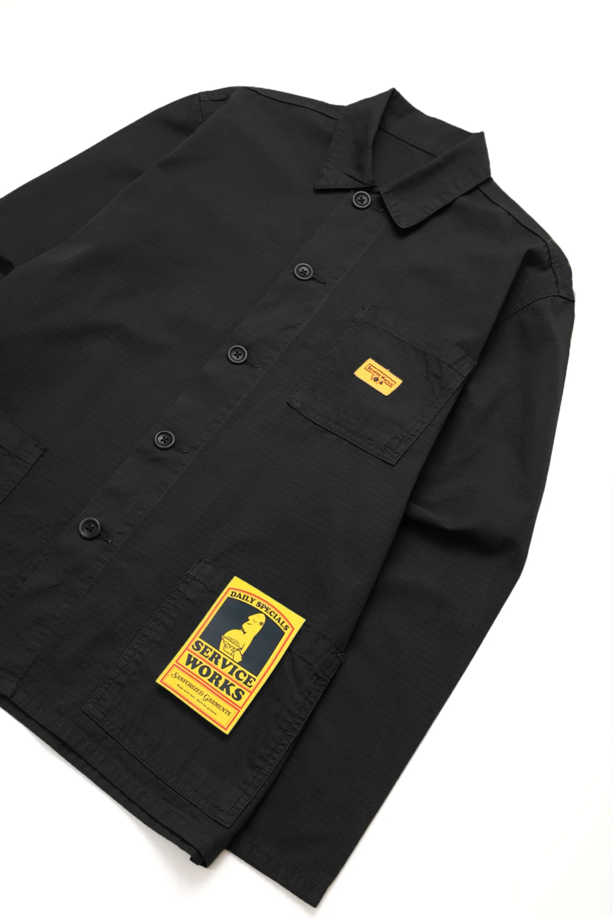Service Works - Ripstop Chore Shirt - Black - Image 2