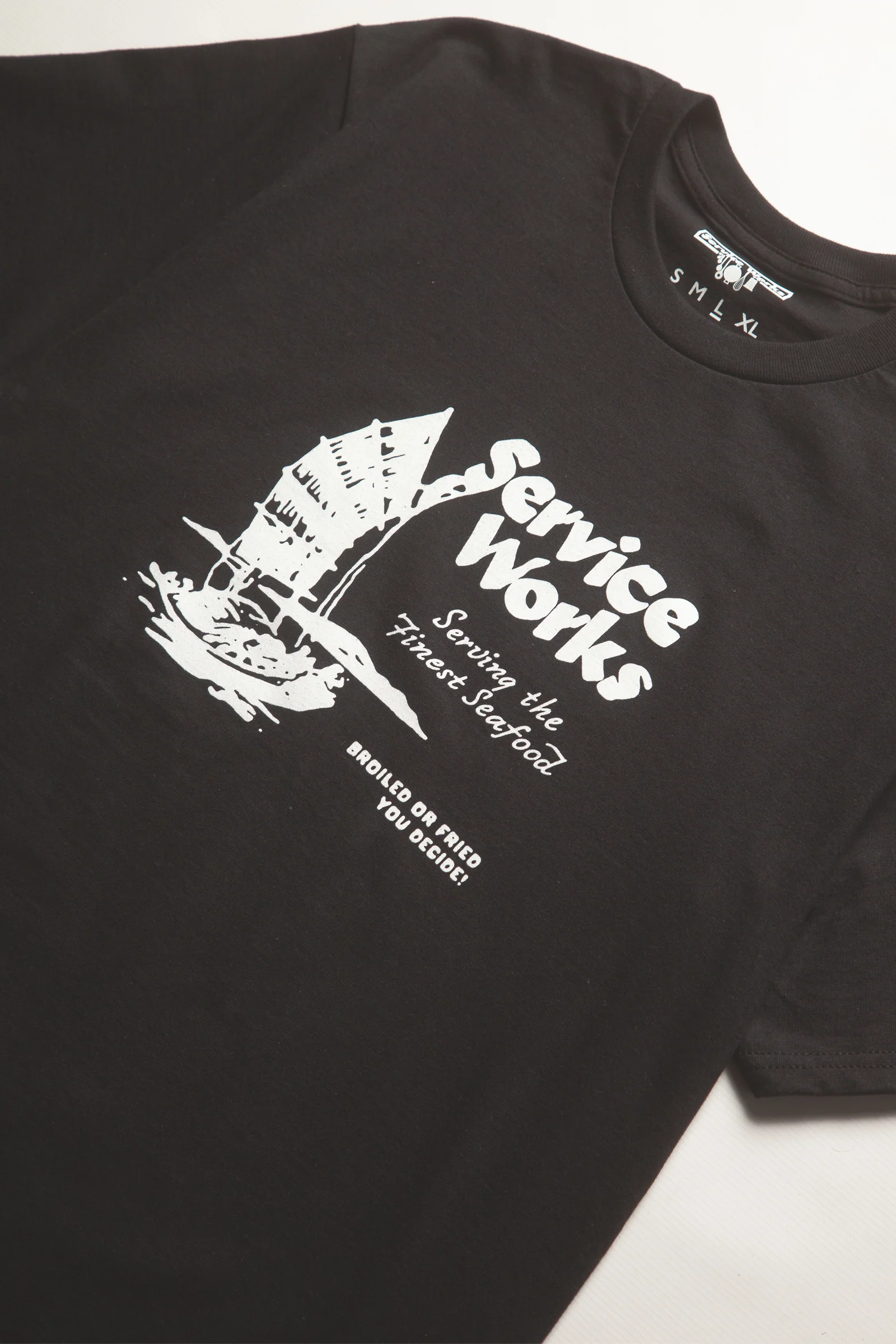 Service Works - Sail Away Tee - Black - Image 2