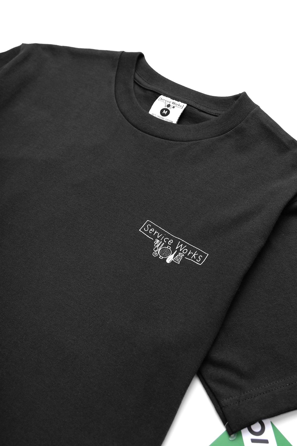 Service Works - Scribble Logo Tee - Black - Image 2