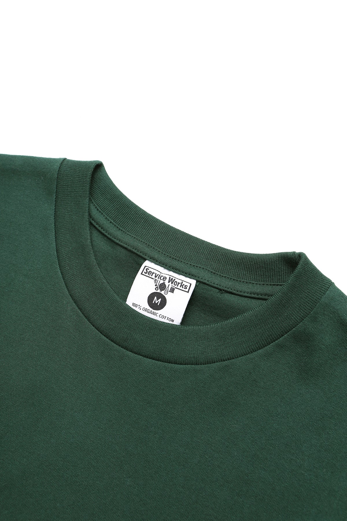 Service Works - Scribble Logo Tee - Forest - Image 3