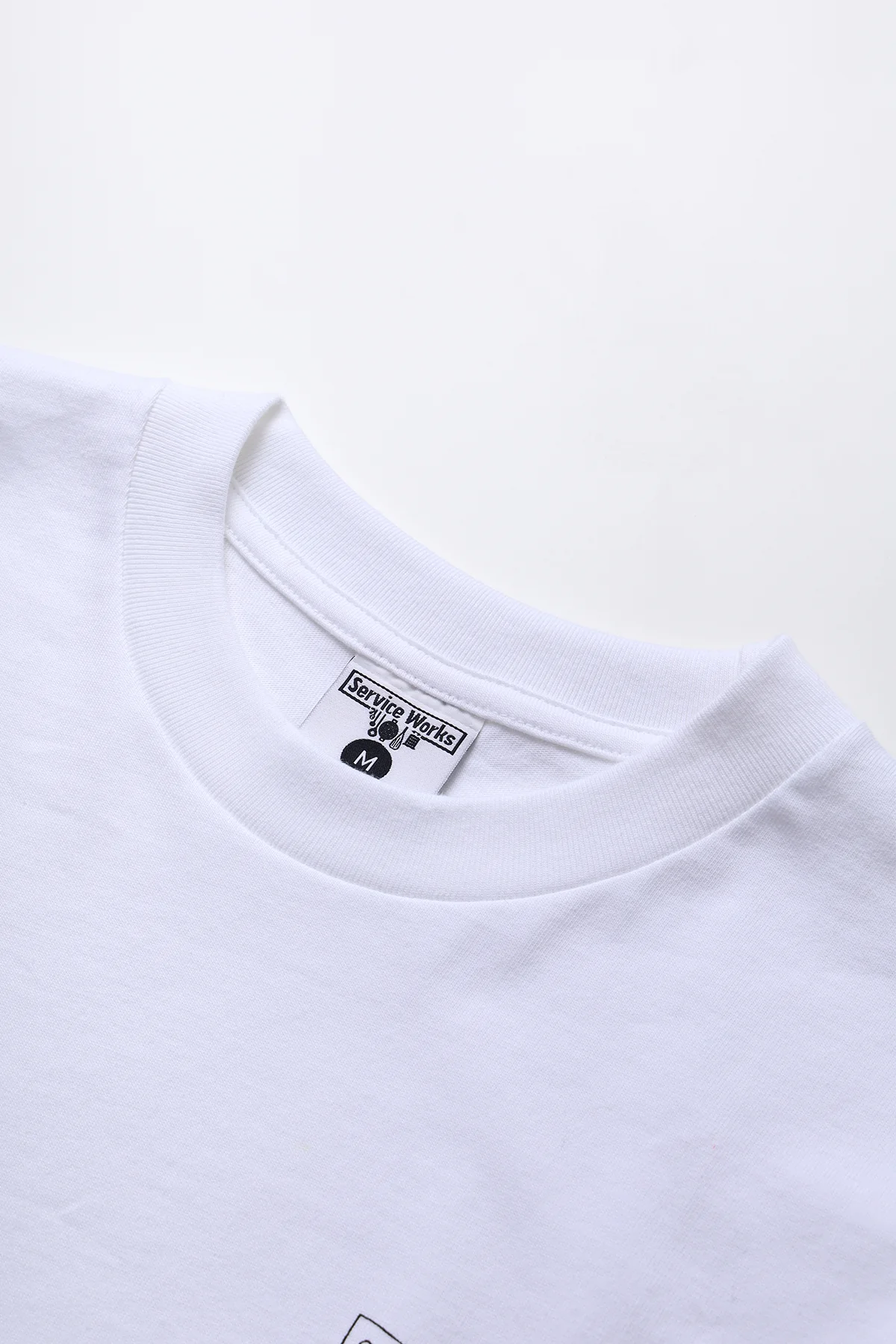 Service Works - Scribble Logo Tee - White - Image 4