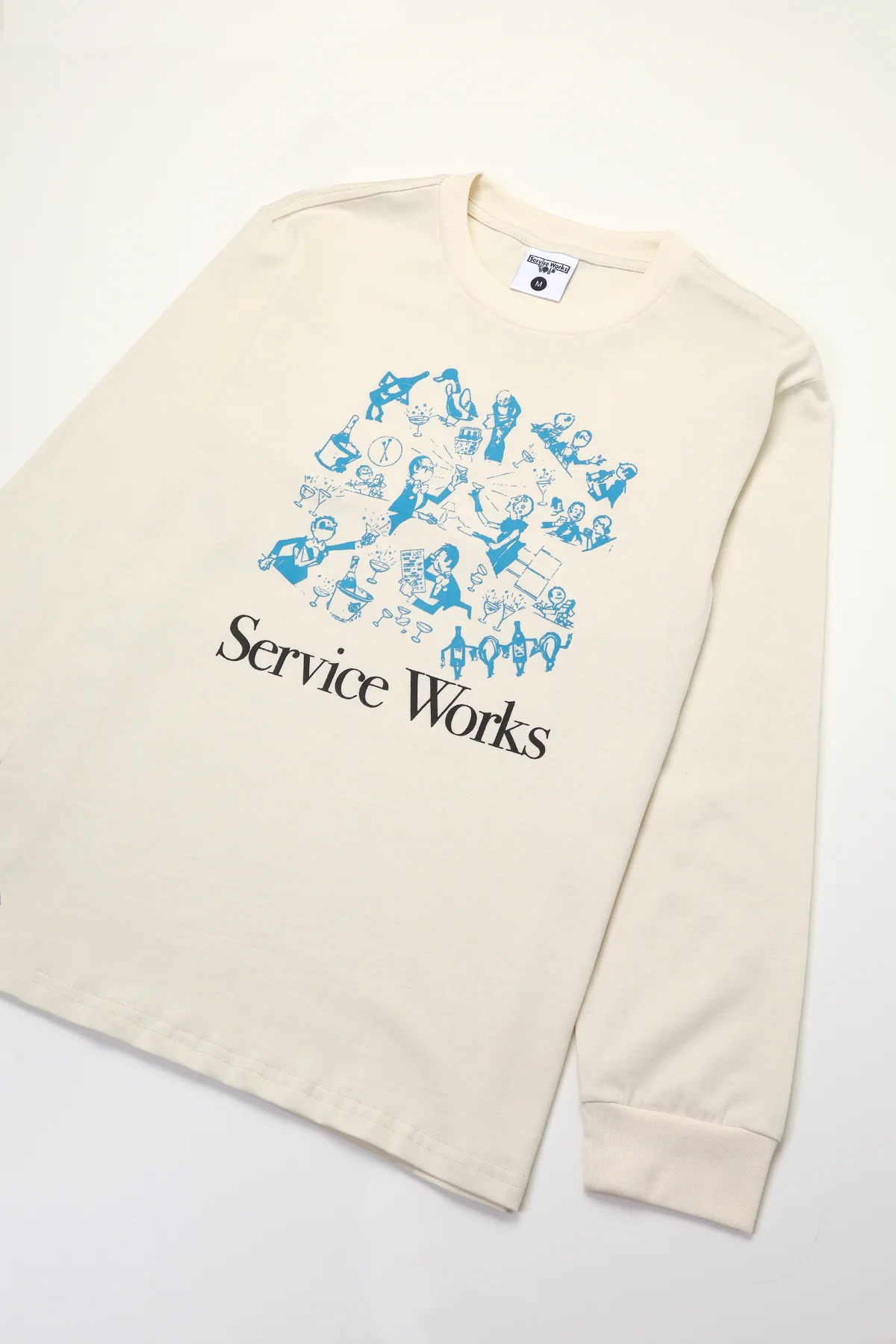 Service Works - Soiree Long Sleeve Tee - Ecru - Image 2