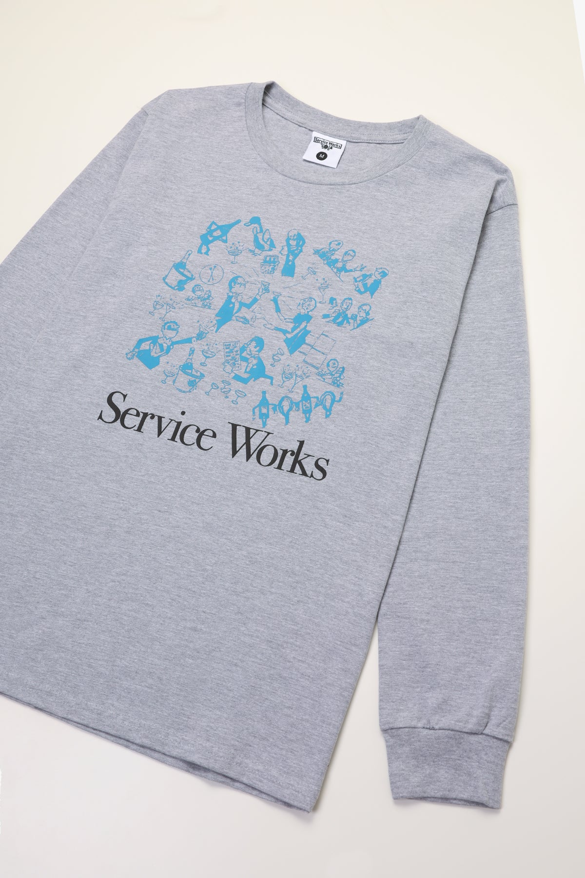 Service Works - Soiree Long Sleeve Tee - Grey - Image 2