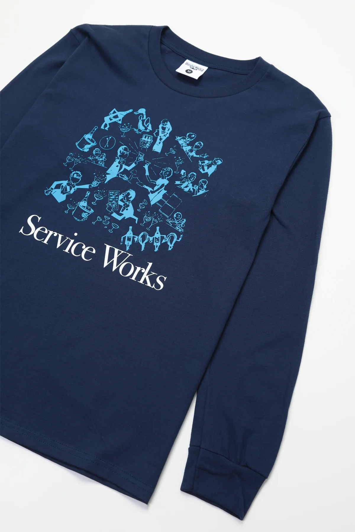 Service Works - Soiree Long Sleeve Tee - Navy - Image 2