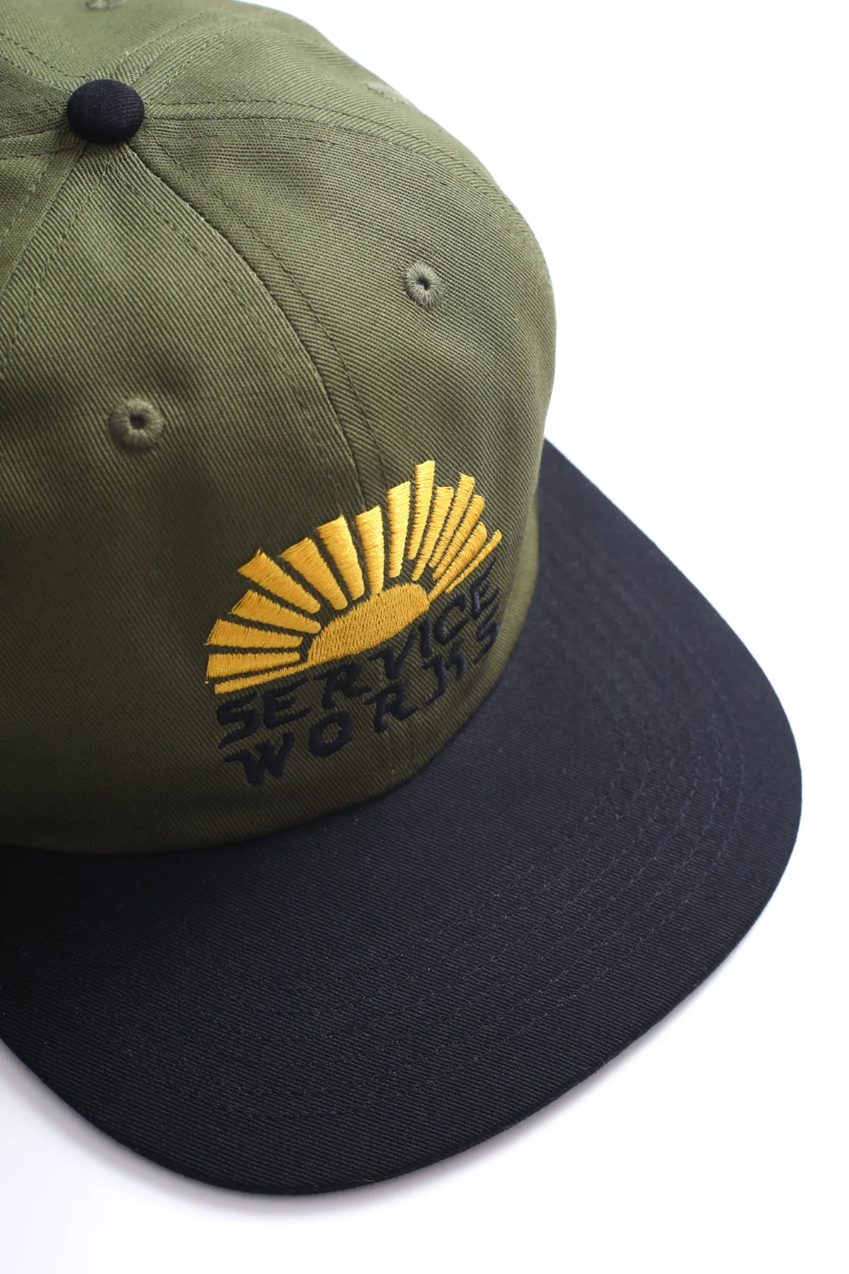 Service Works - Sunny Side Up Cap - Olive/Black - Image 2