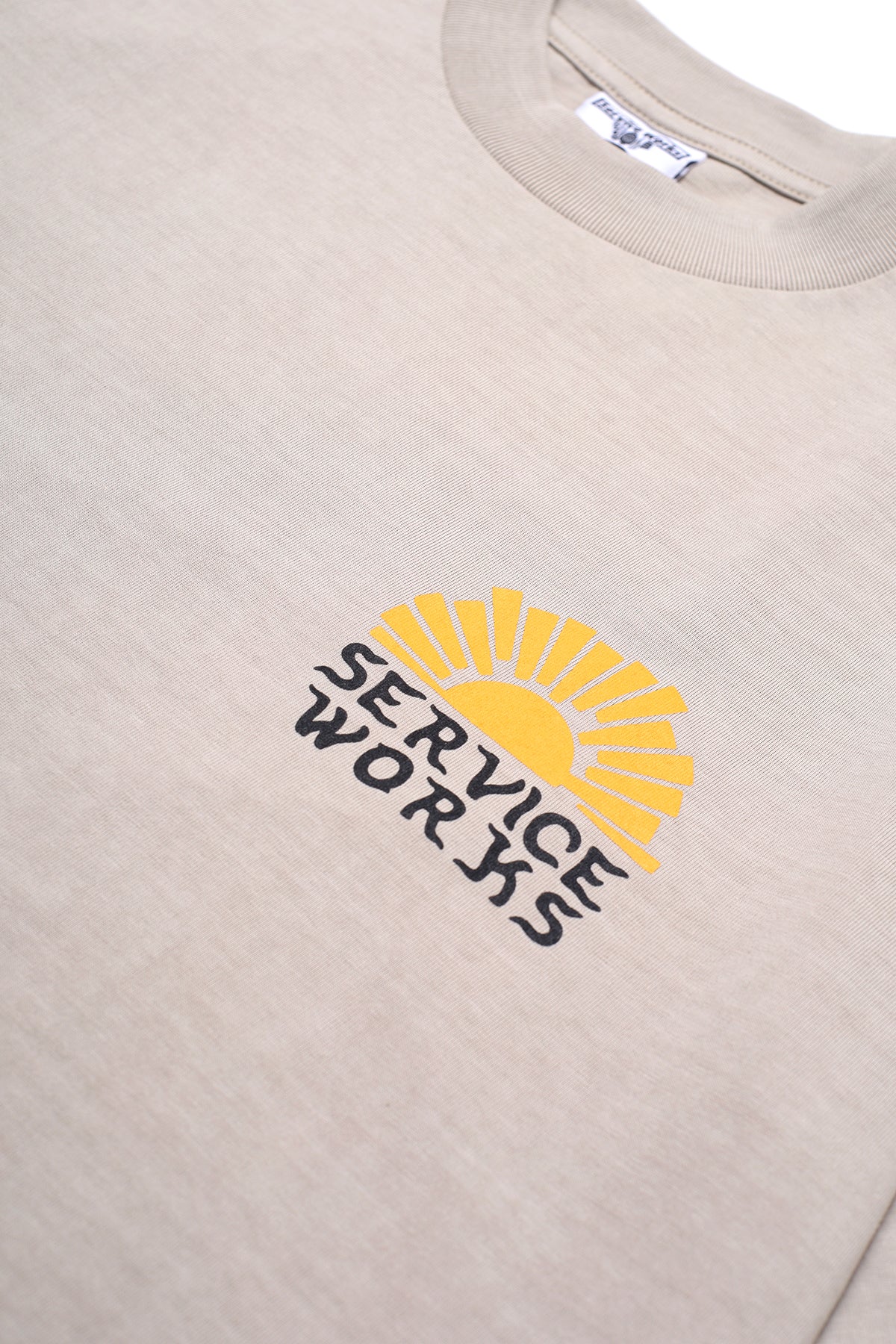 Service Works - Sunny Side Up Tee - Stone - Image 4