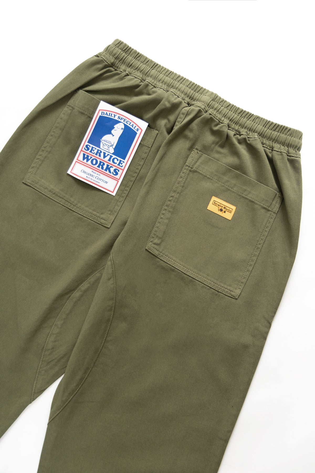 Service Works - Trade Chef Pants - Olive - Image 4