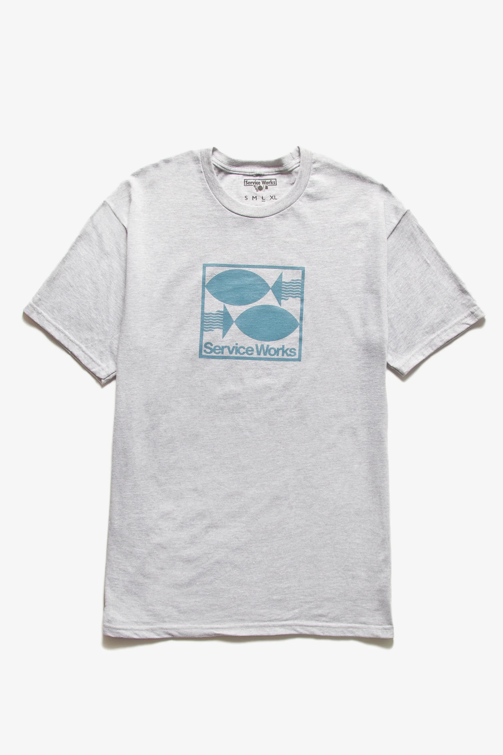 Service Works - Turbot Tee - Heather Grey