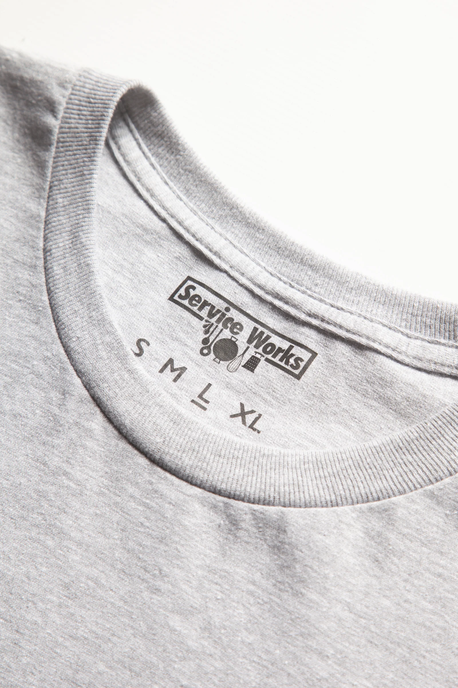 Service Works - Turbot Tee - Heather Grey - Image 3