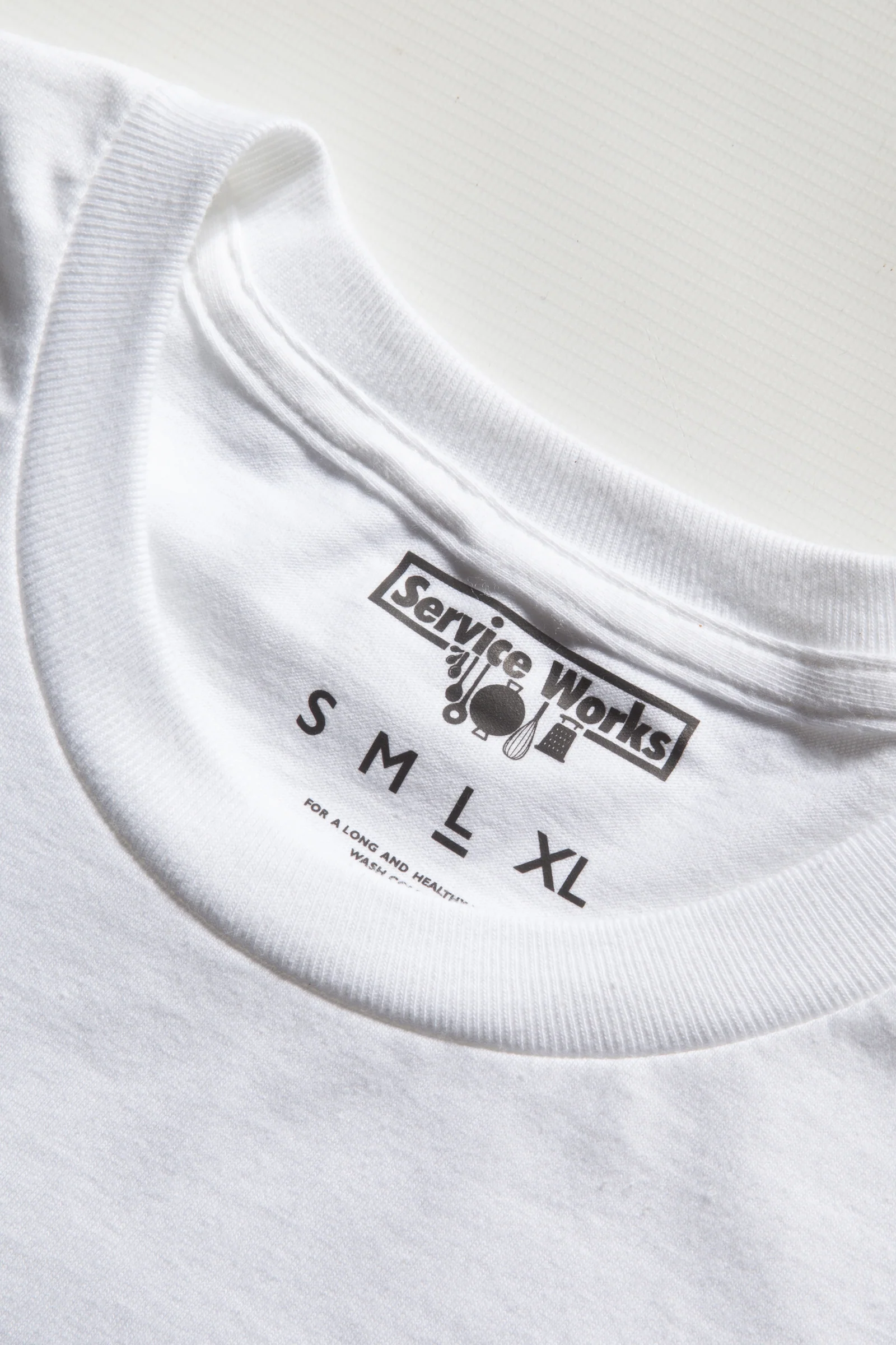 Service Works - Turbot Tee - White - Image 4