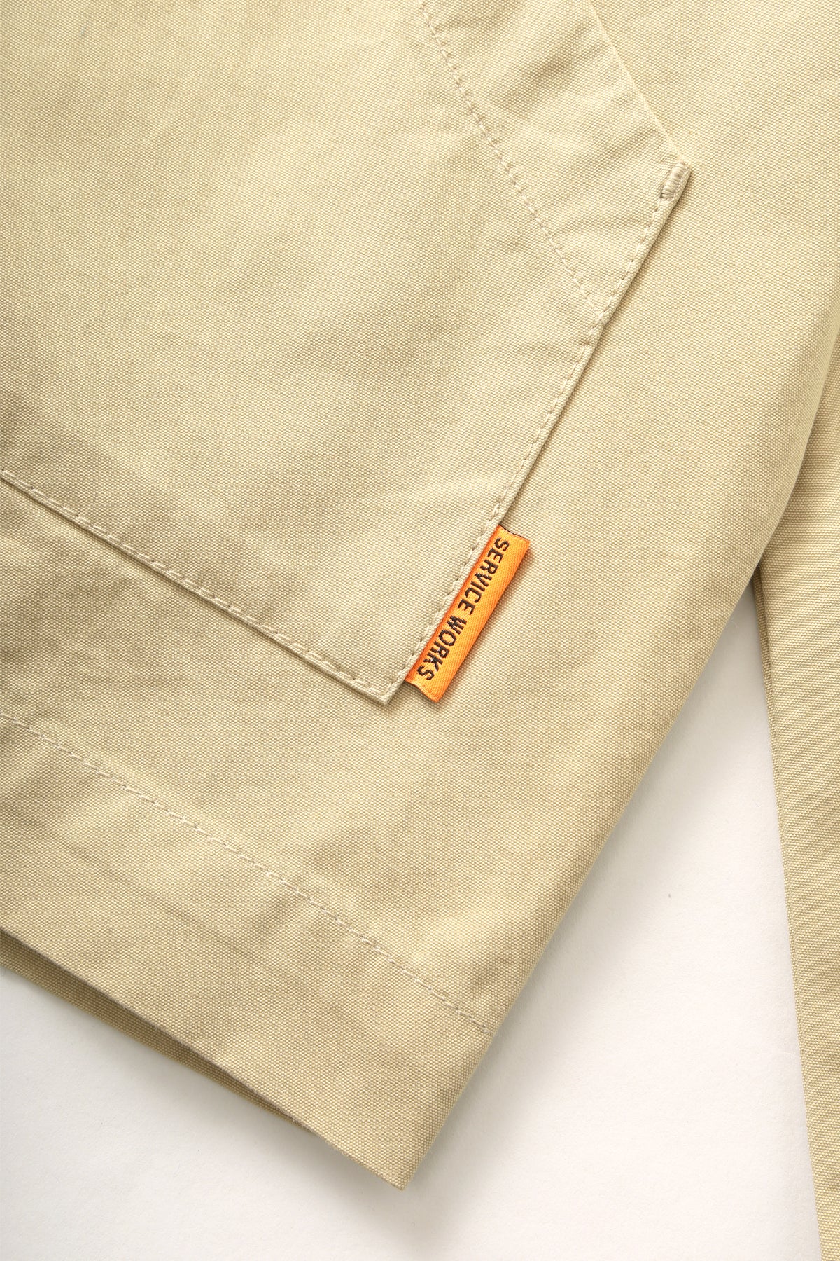Service Works - Twill Waiters Jacket - Khaki - Image 4