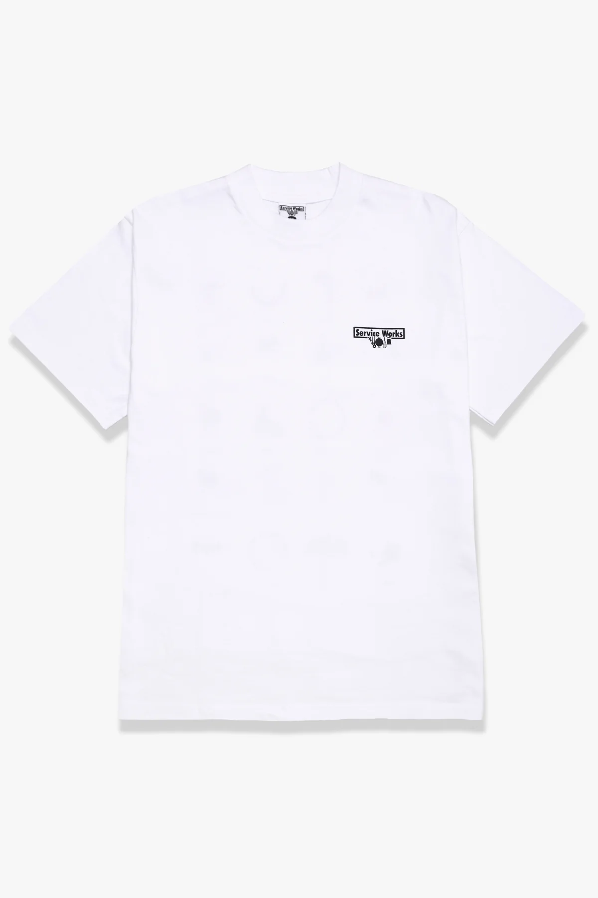 Service Works - Wine Spill Tee - White - Image 2