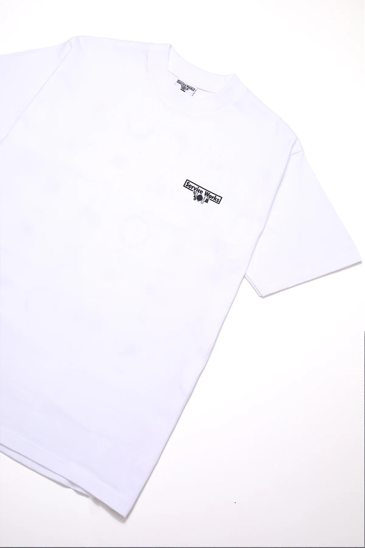 Service Works - Wine Spill Tee - White - Image 3