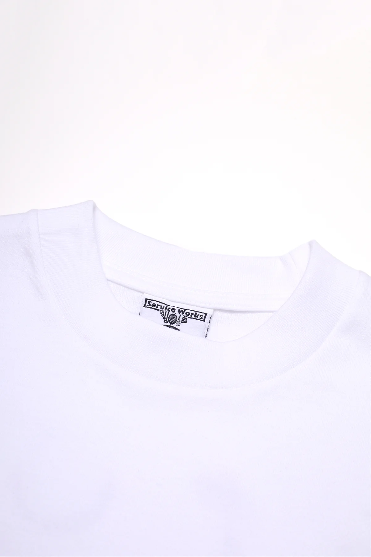 Service Works - Wine Spill Tee - White - Image 5