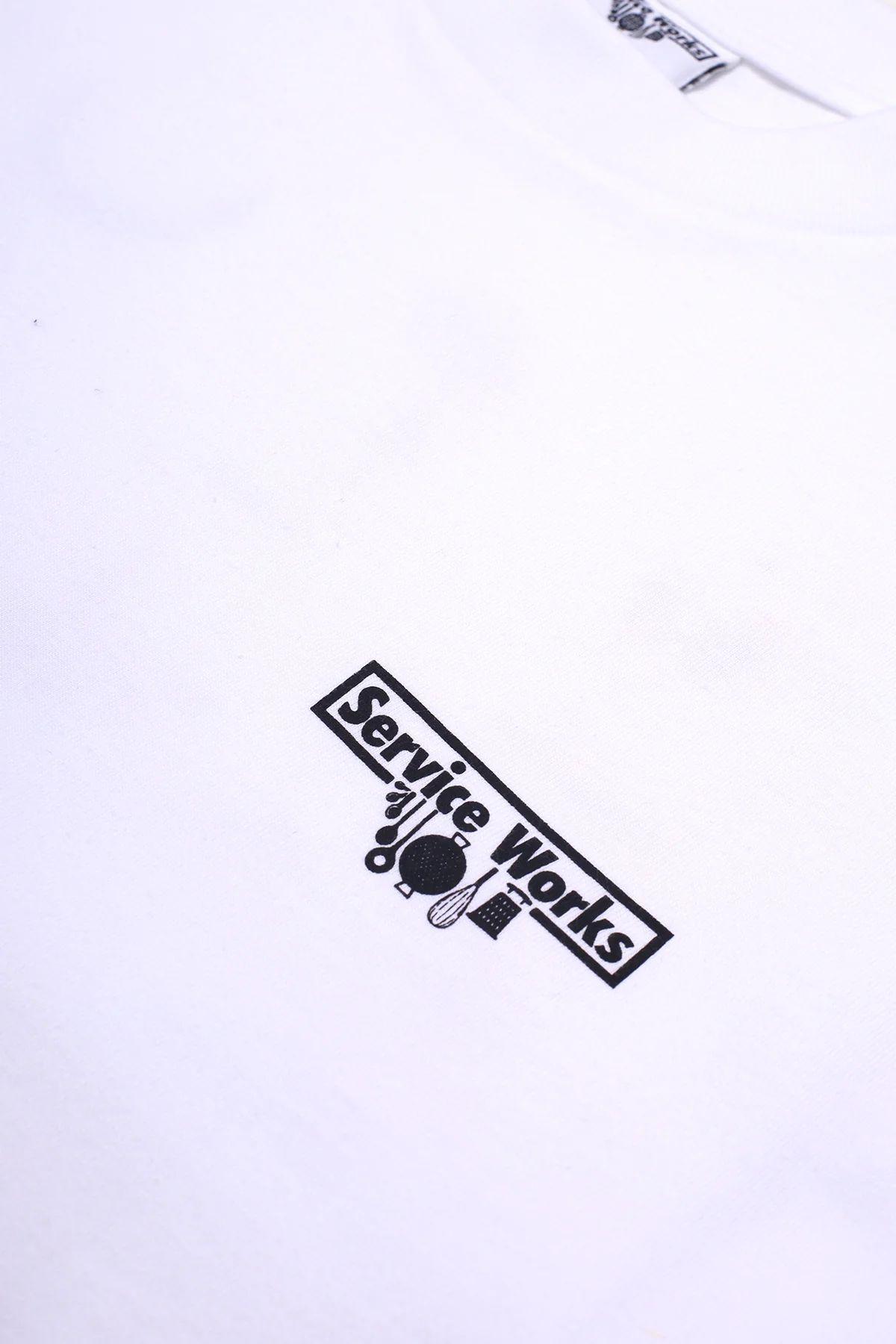 Service Works - Wine Spill Tee - White - Image 6