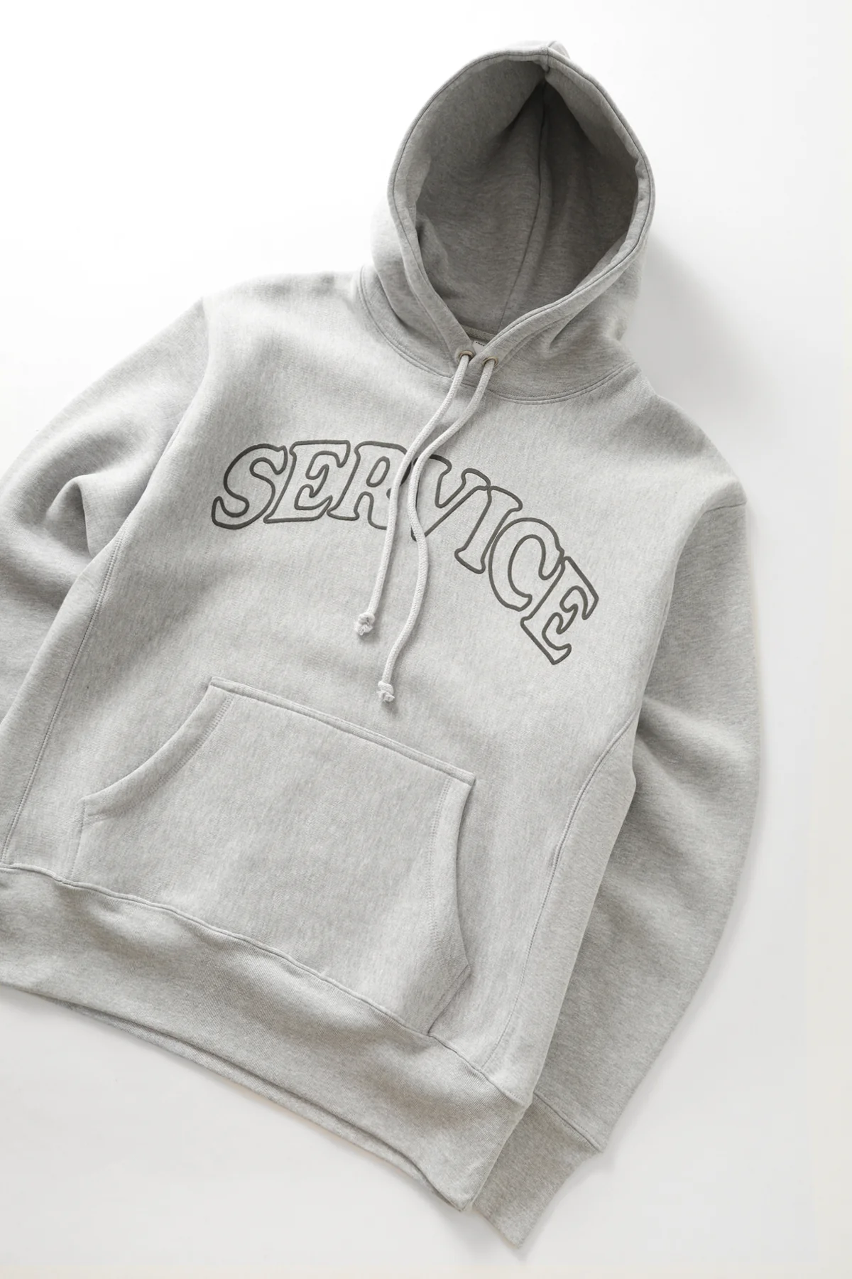 Service Works - Arch Logo Hoodie - Marl Grey - Image 2