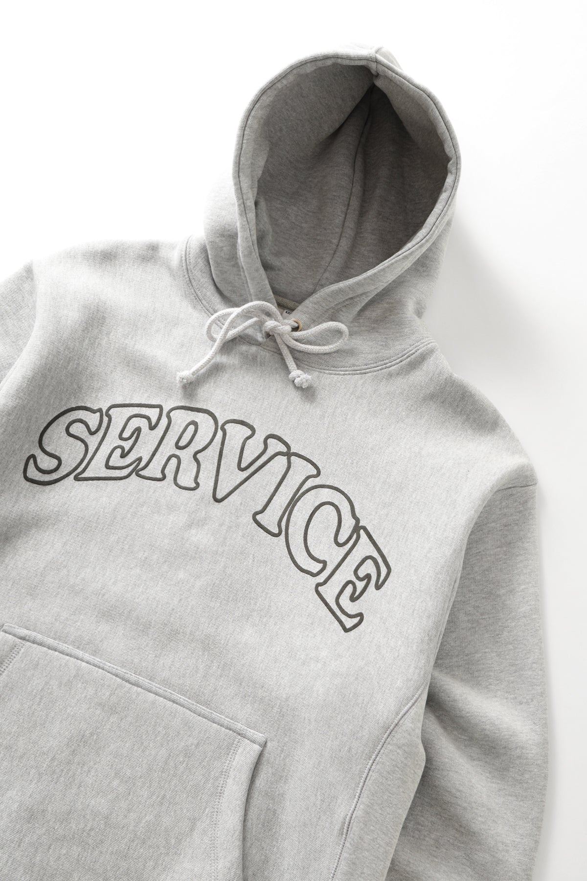 Service Works - Arch Logo Hoodie - Marl Grey - Image 3