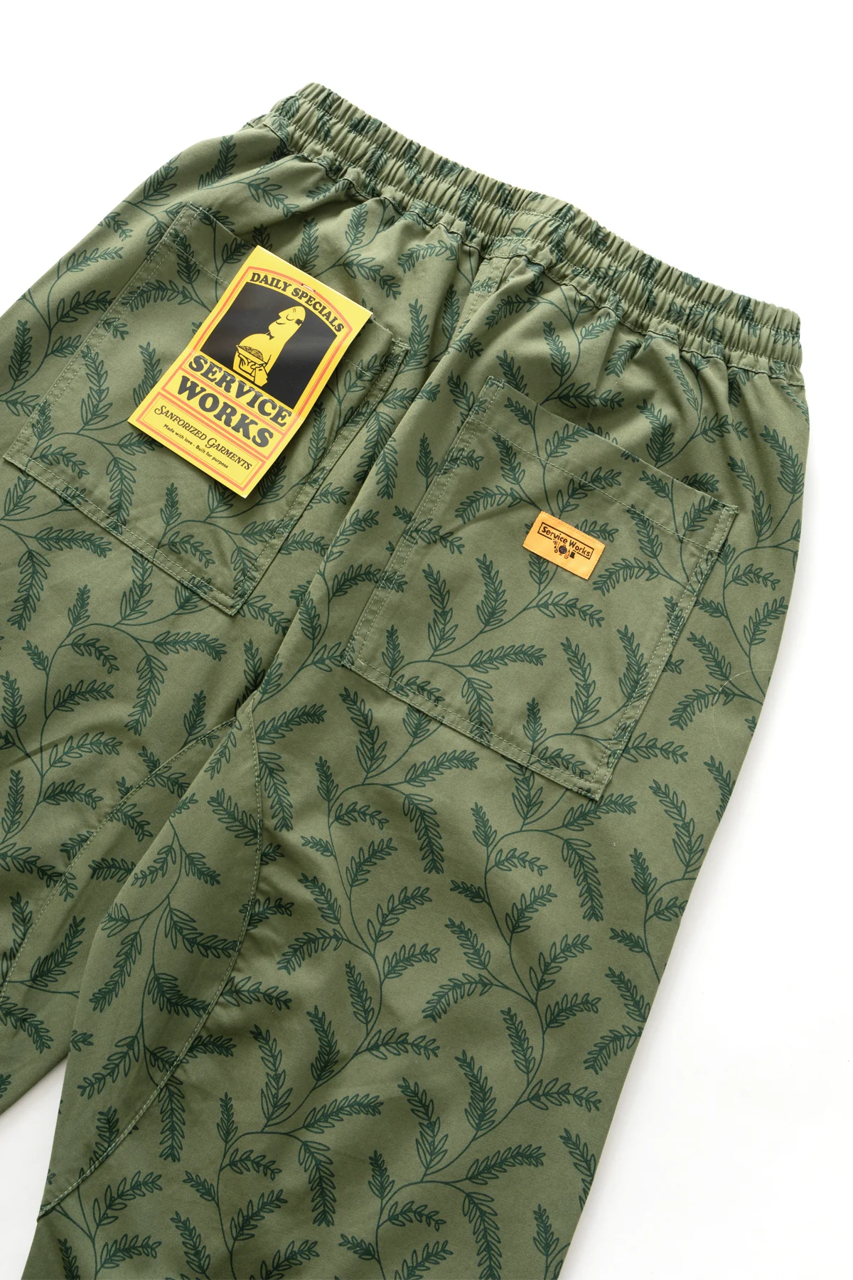 Service Works - Branch Twill Chef Pants - Olive - Image 3
