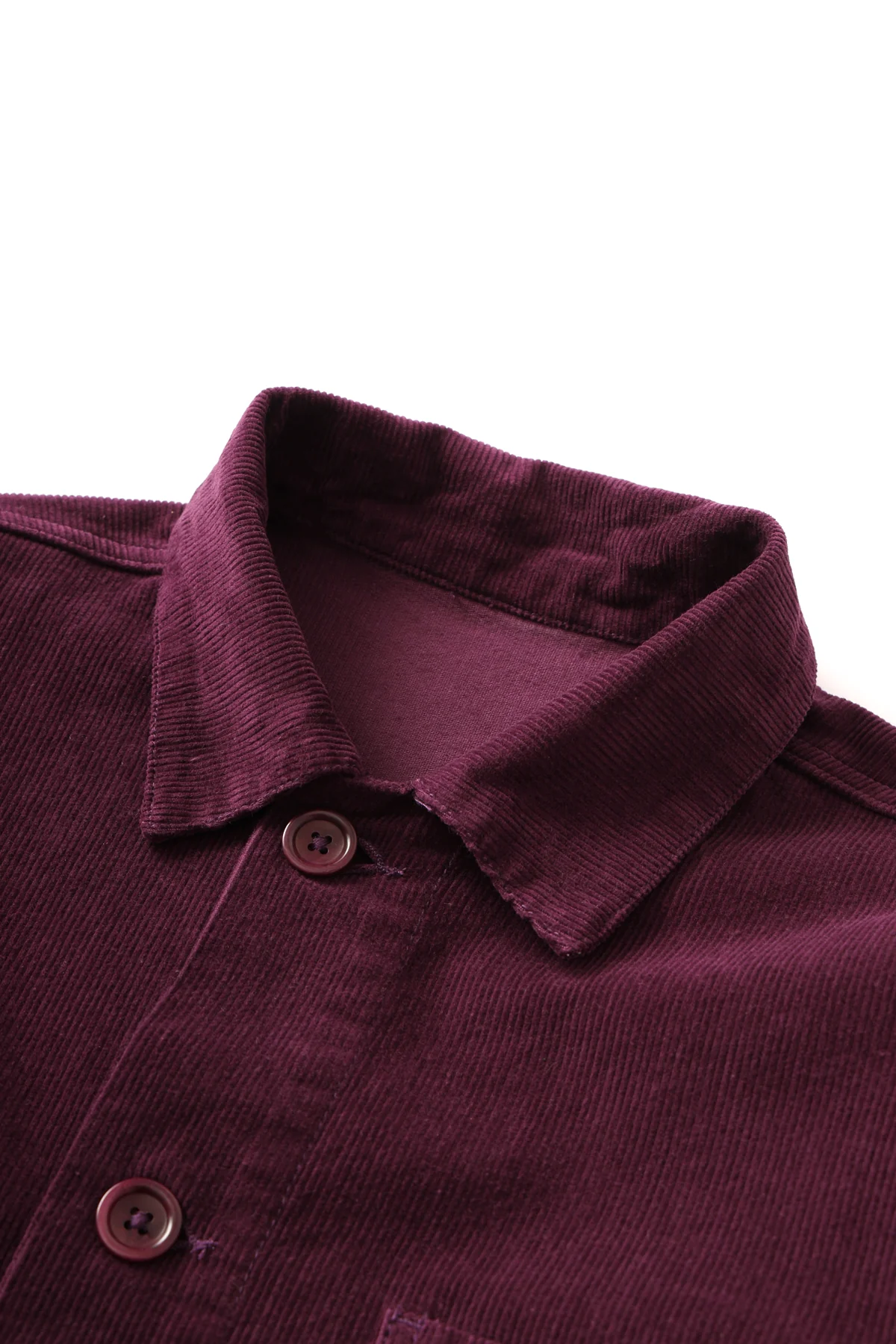 Service Works - Corduroy Chore Shirt - Plum - Image 4