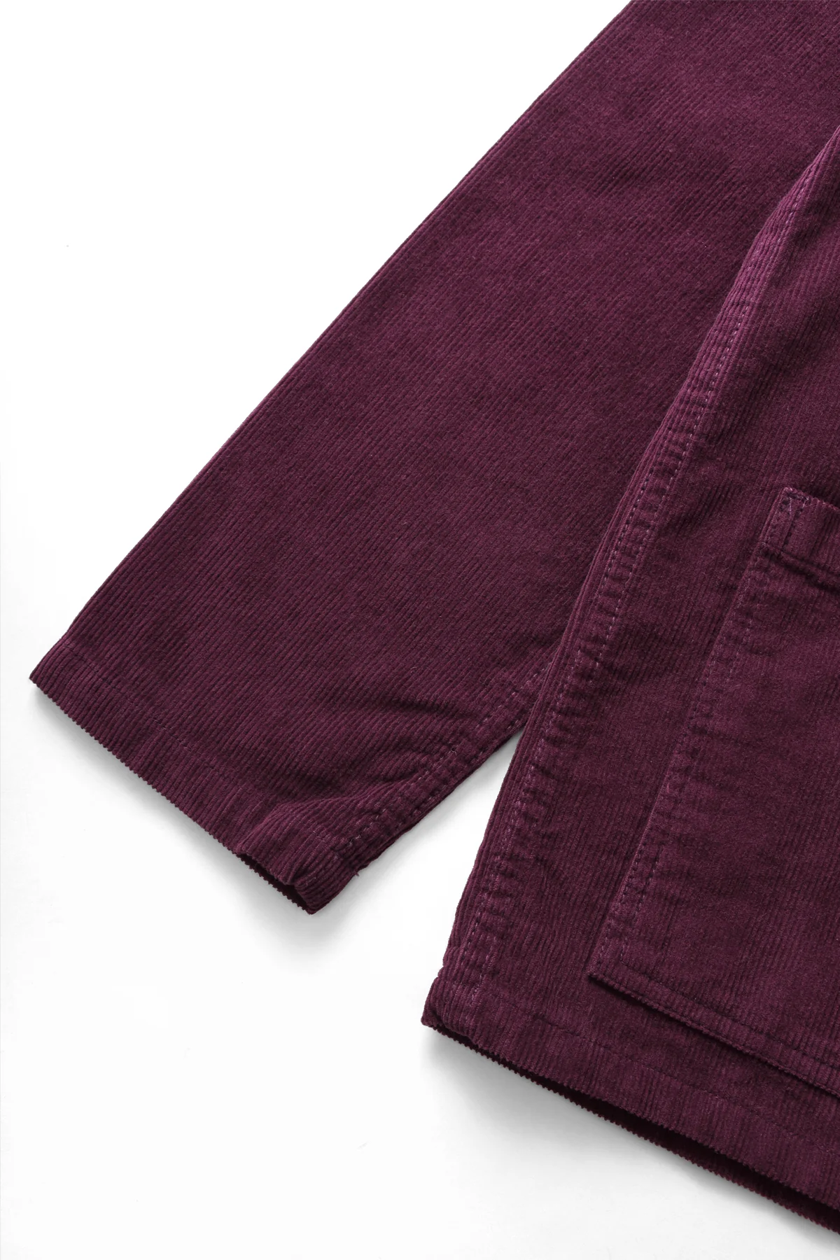 Service Works - Corduroy Chore Shirt - Plum - Image 5