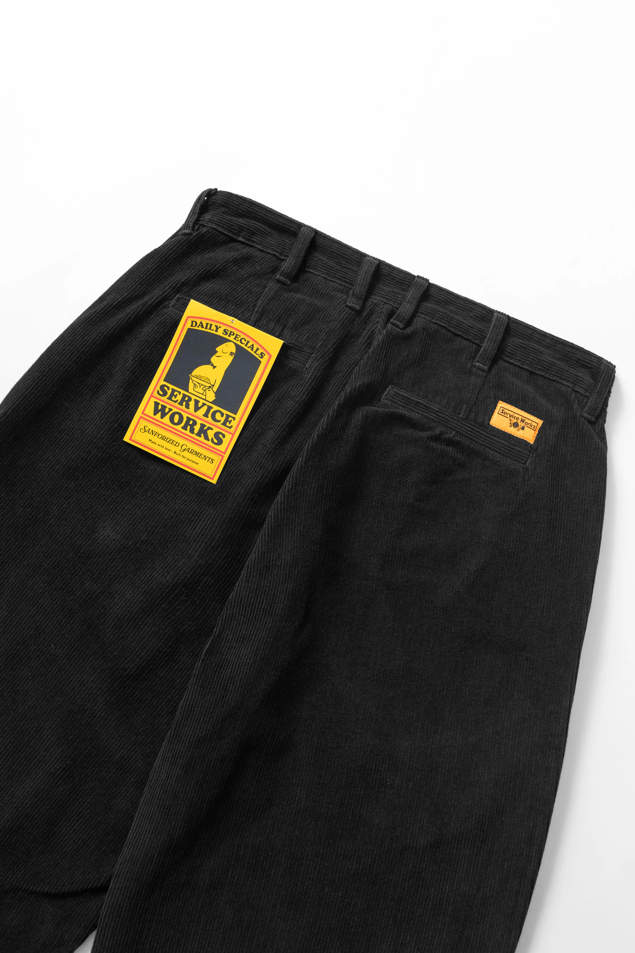 Service Works - Corduroy Part Timer Pant - Black - Image 5