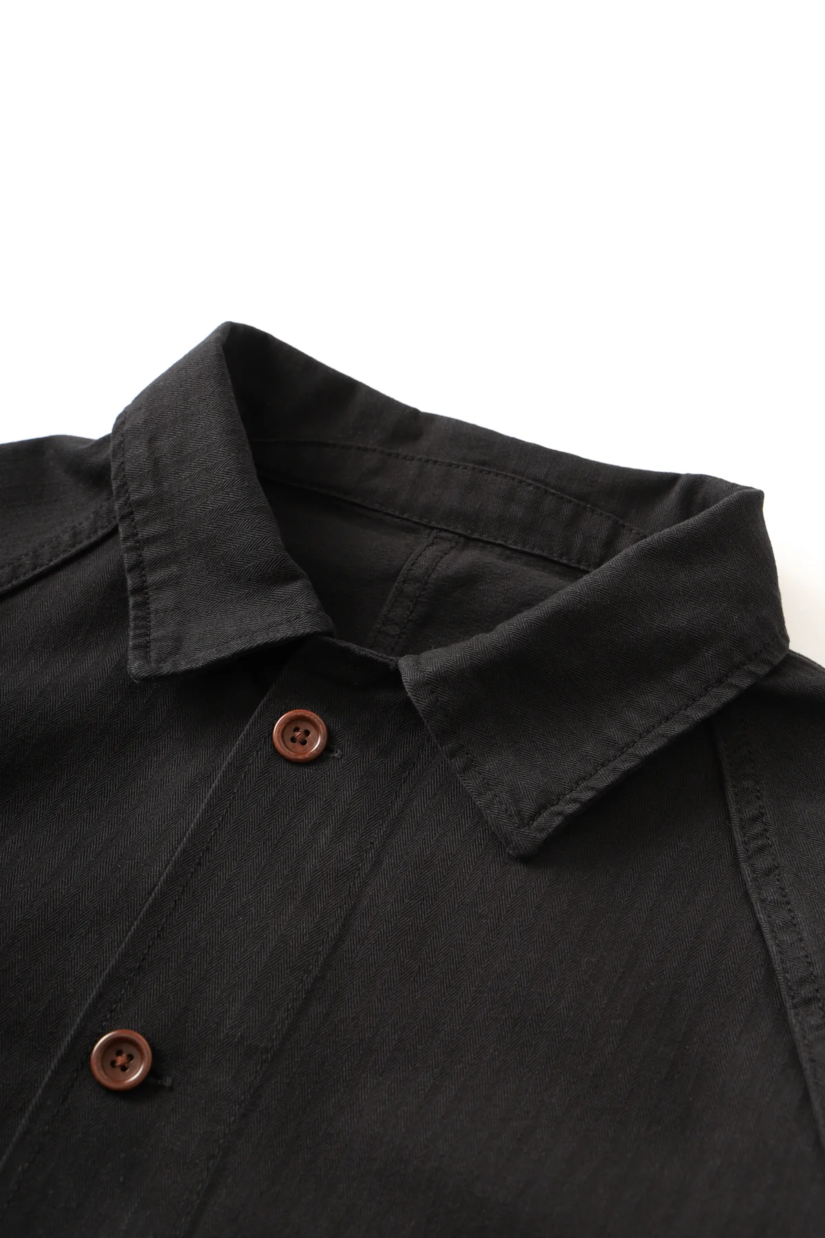 Service Works - Herringbone Front Of House Jacket - Black - Image 4