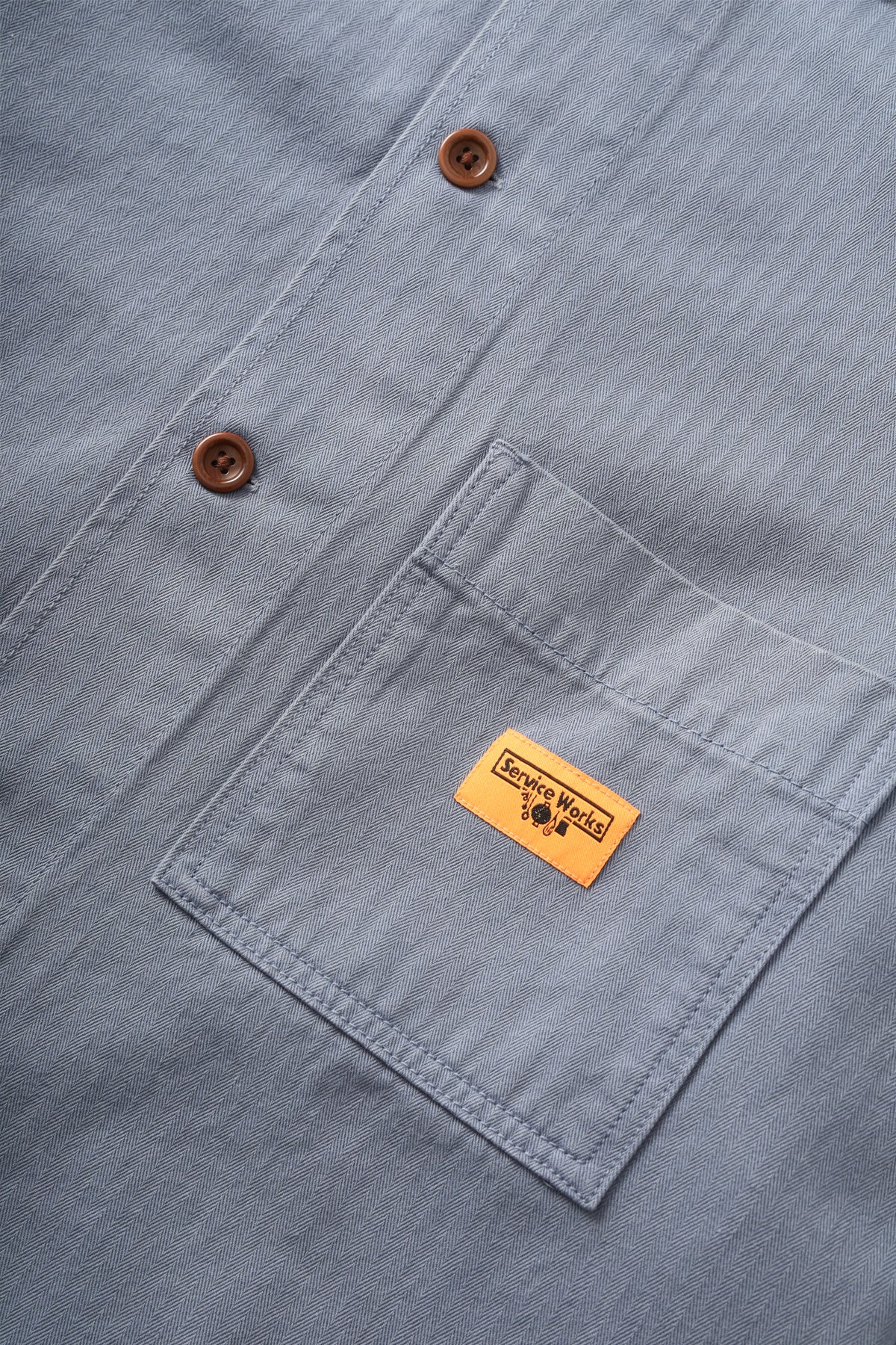 Service Works - Herringbone Front Of House Jacket - Harbour - Image 4