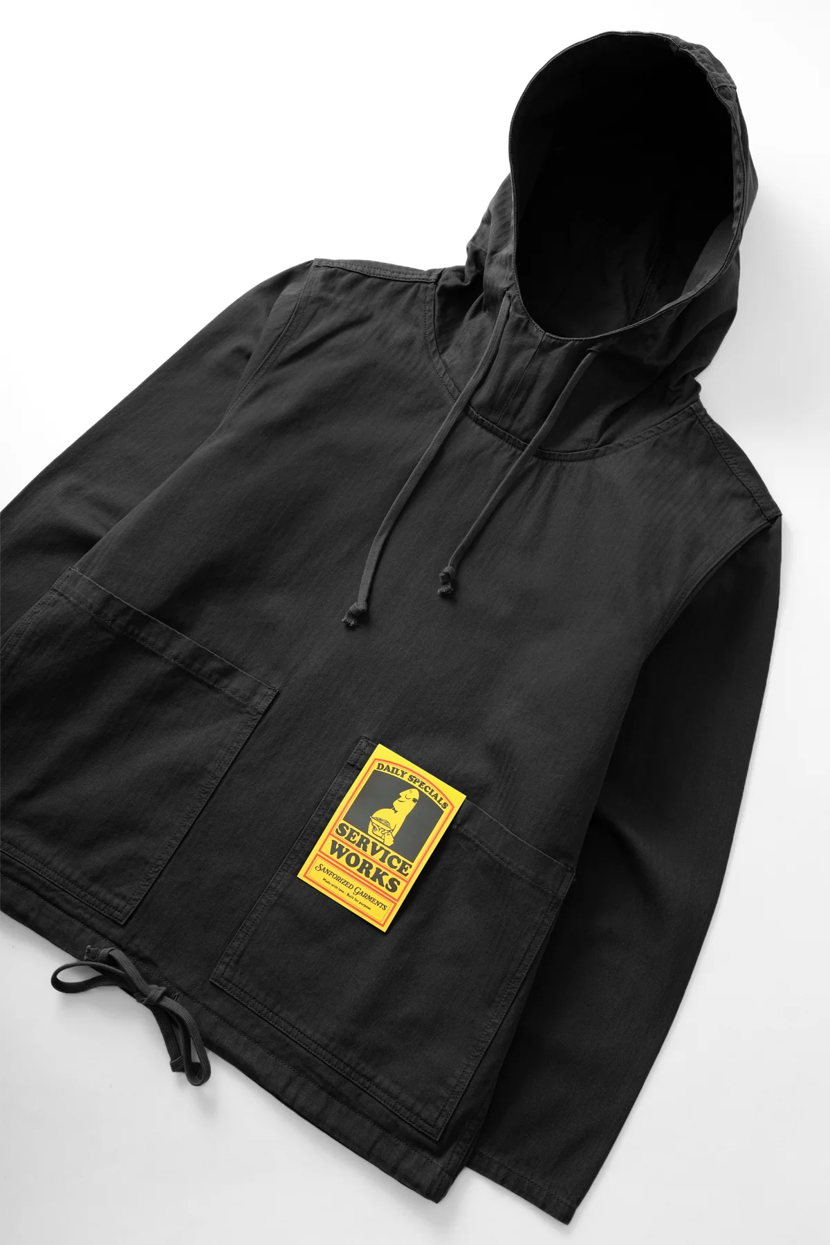 Service Works - Herringbone Market Smock - Black - Image 2